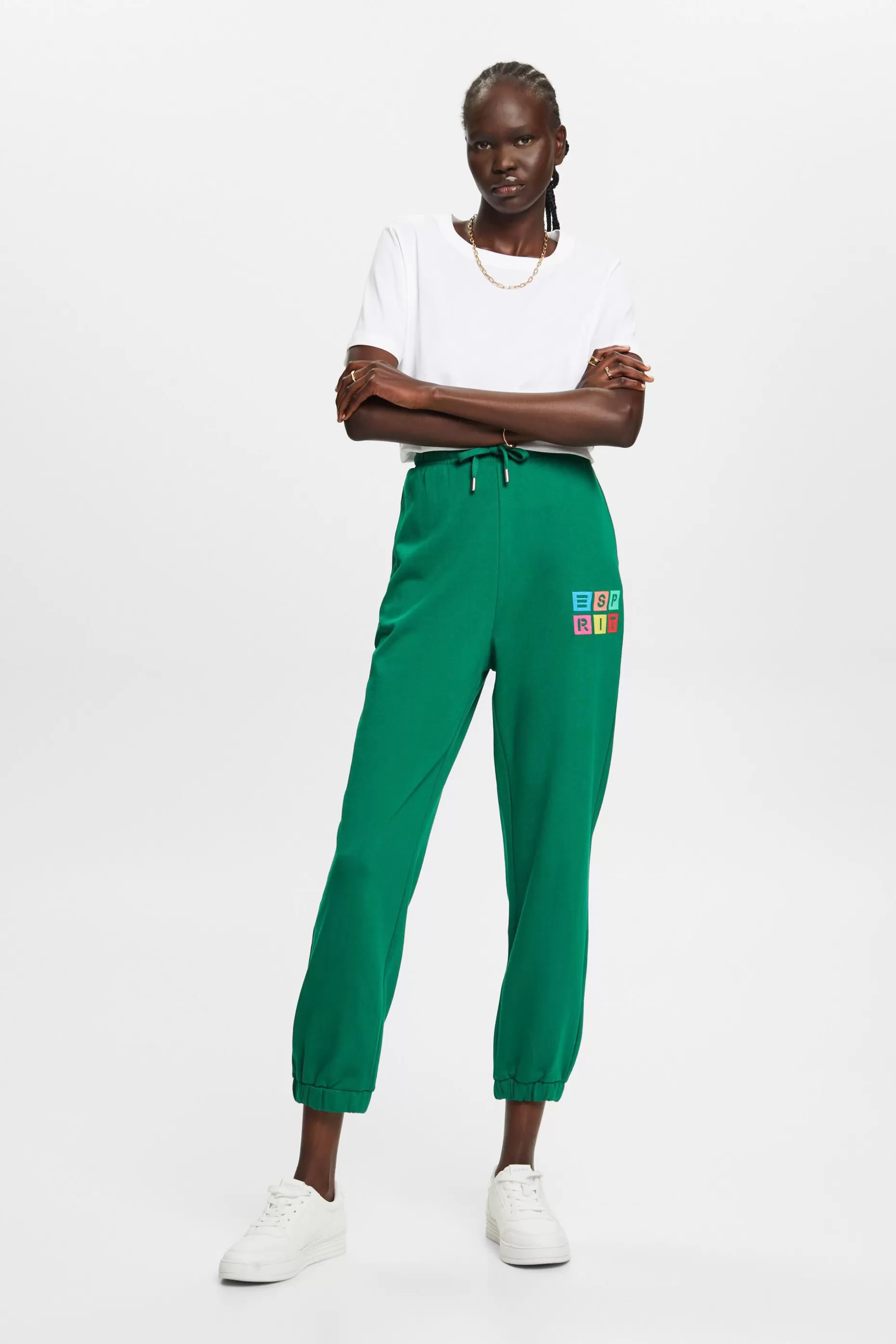 ESPRIT Organic Cotton Embroidered Logo Track Pants at our Online Shop *Boys Boys