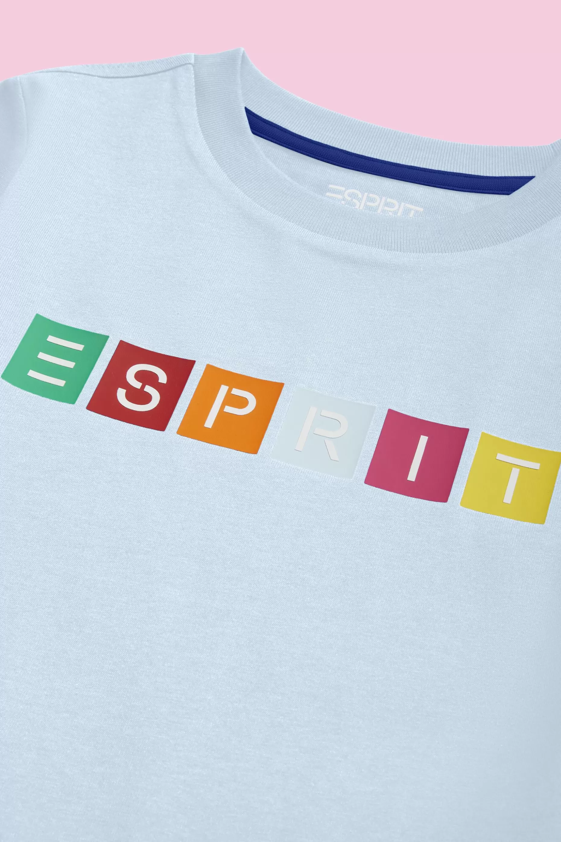 ESPRIT Organic Cotton Geometric Logo T-Shirt at our Online Shop *Boys T-Shirts