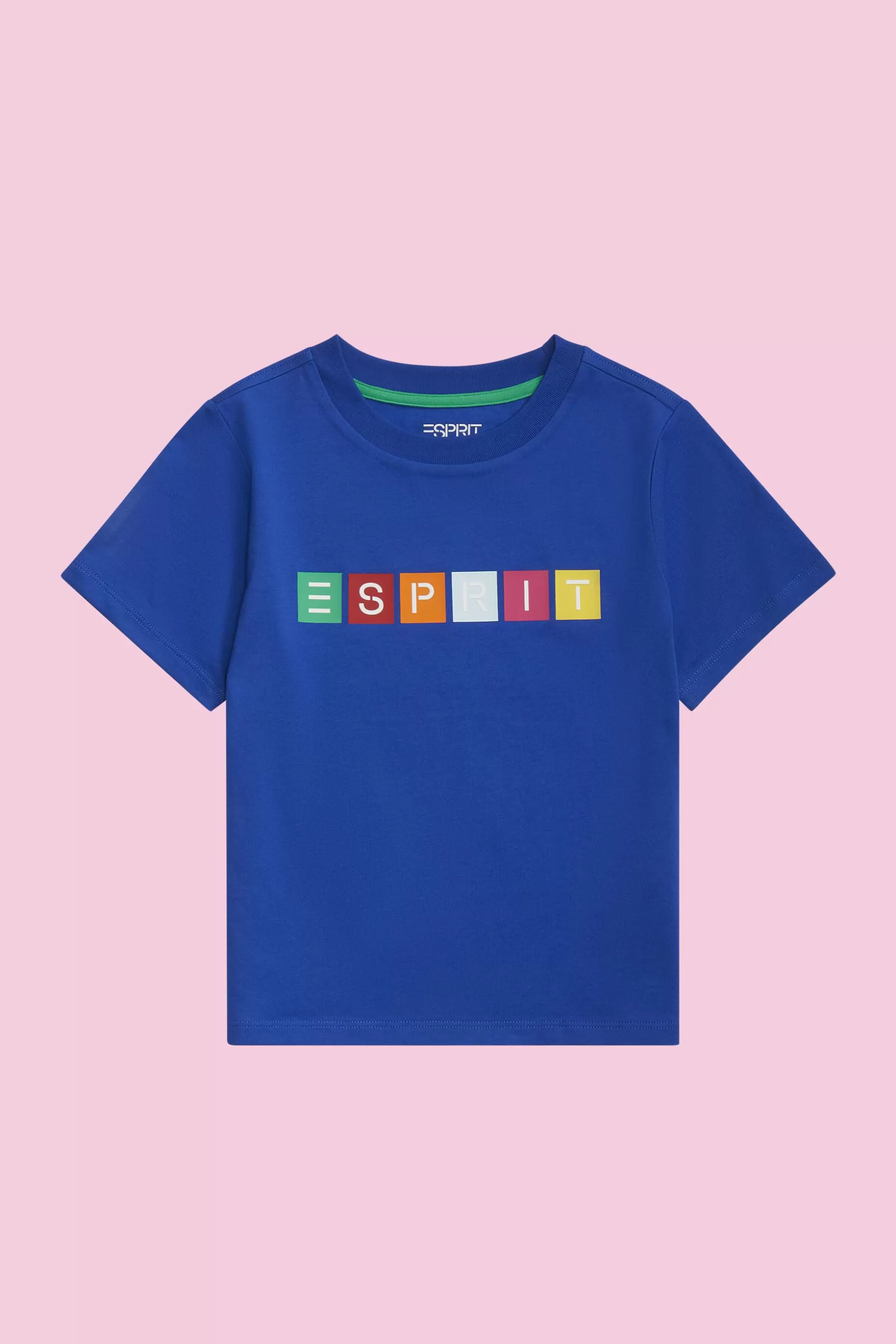 ESPRIT Organic Cotton Geometric Logo T-Shirt at our Online Shop *Boys T-Shirts