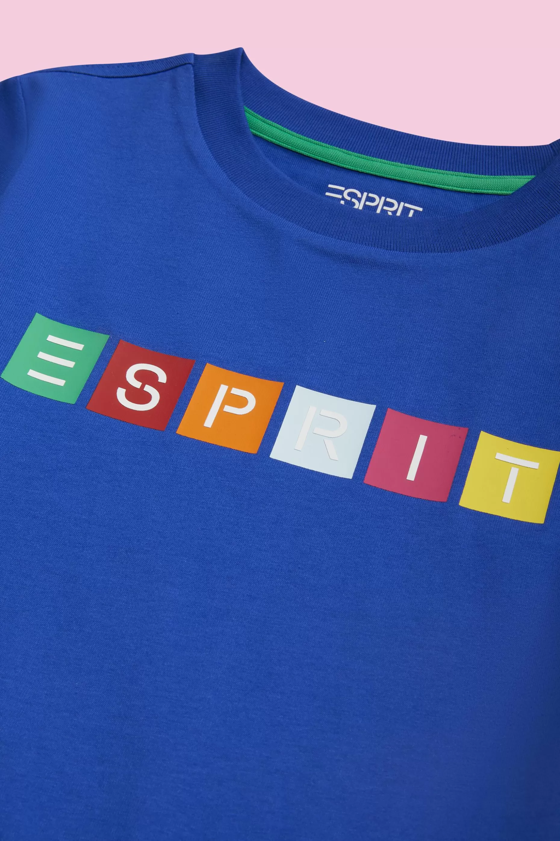 ESPRIT Organic Cotton Geometric Logo T-Shirt at our Online Shop *Girls T-Shirts