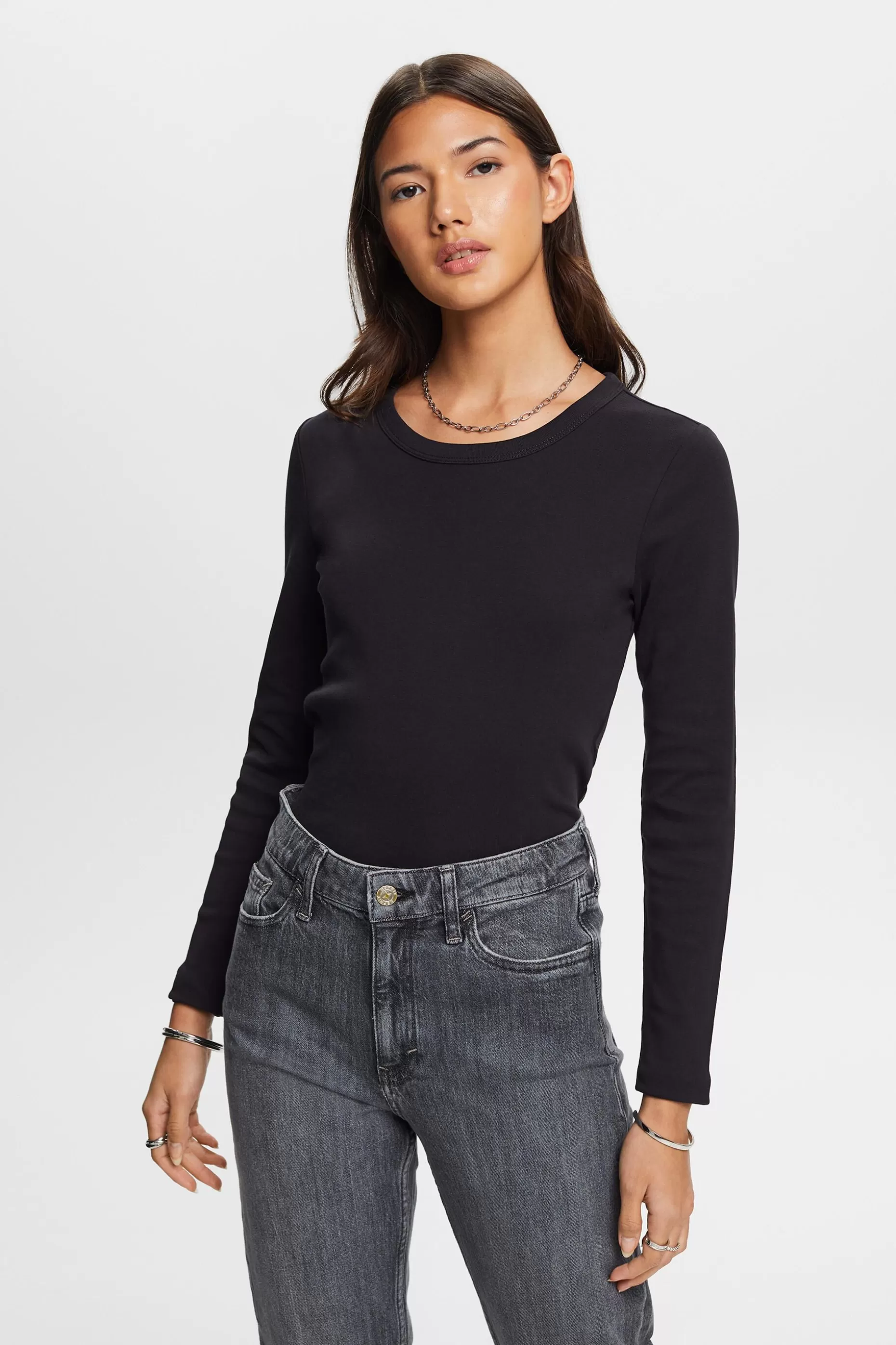 ESPRIT Organic Cotton Jersey Top at our Online Shop *Women T-Shirts + Tops