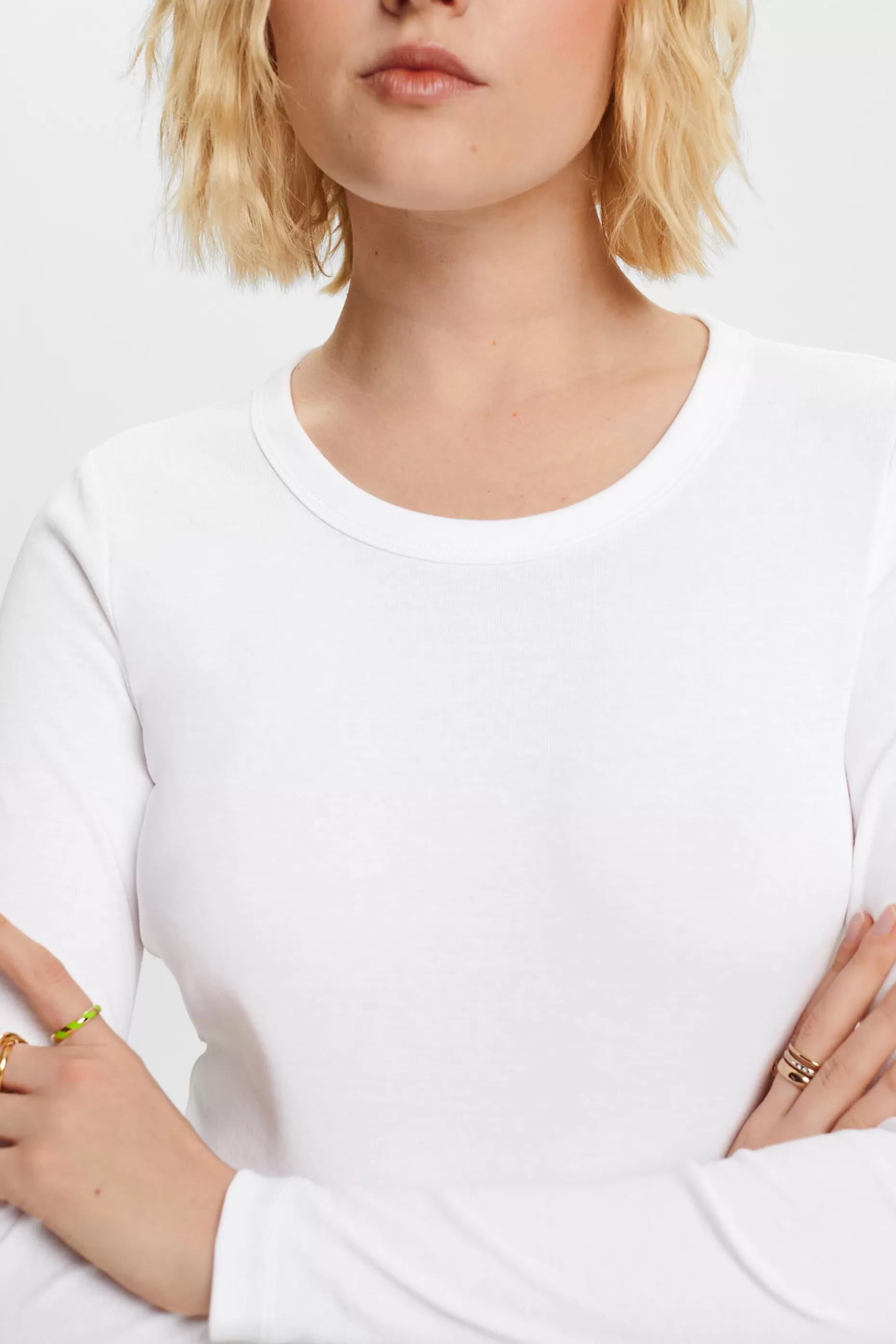 ESPRIT Organic Cotton Jersey Top at our Online Shop *Women T-Shirts + Tops
