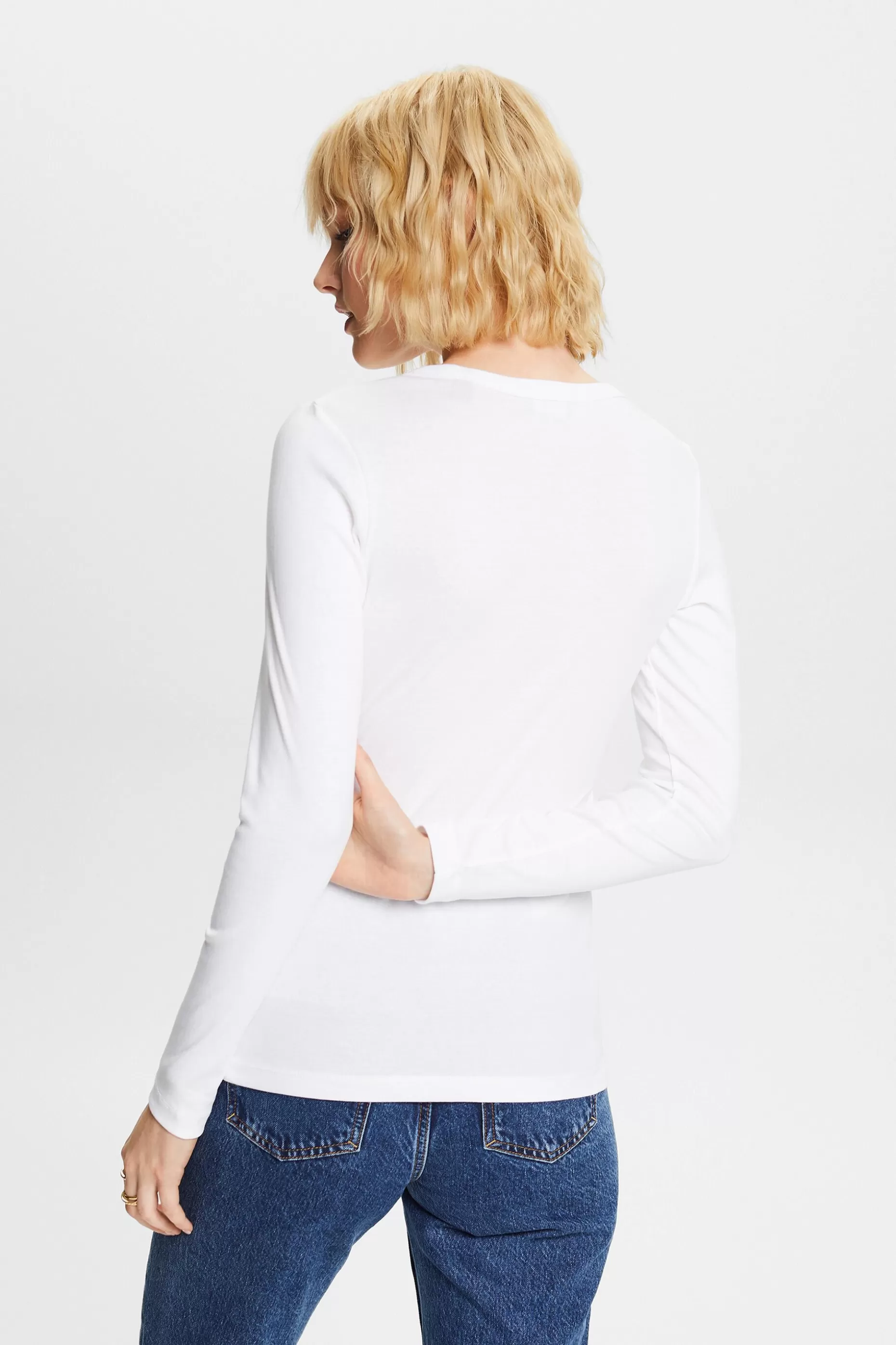ESPRIT Organic Cotton Jersey Top at our Online Shop *Women T-Shirts + Tops