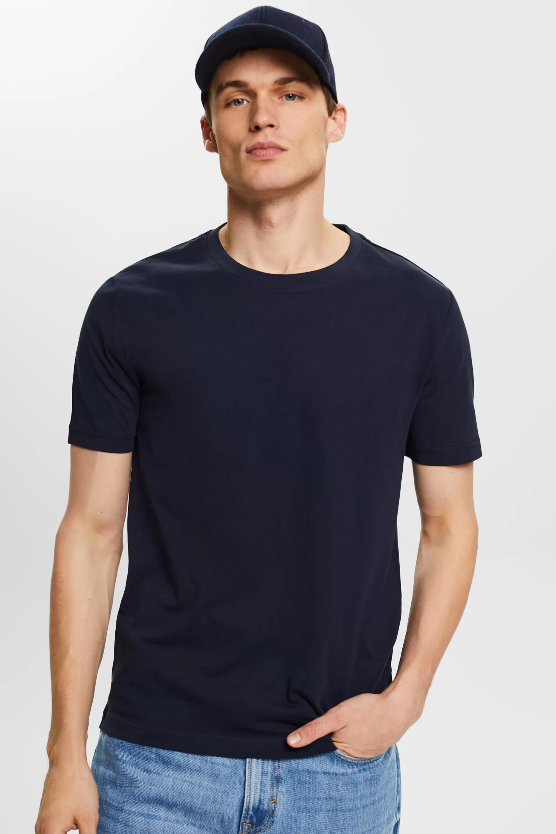 ESPRIT Organic Cotton Jersey T-Shirt at our Online Shop *Men T-Shirts + Polos