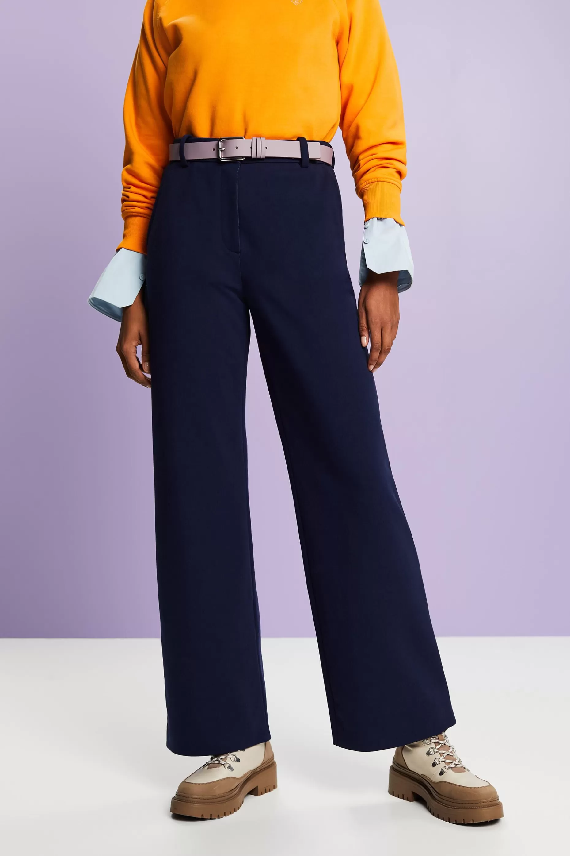 ESPRIT Organic Cotton Knitted Pants at our Online Shop *Women Pants + Joggers