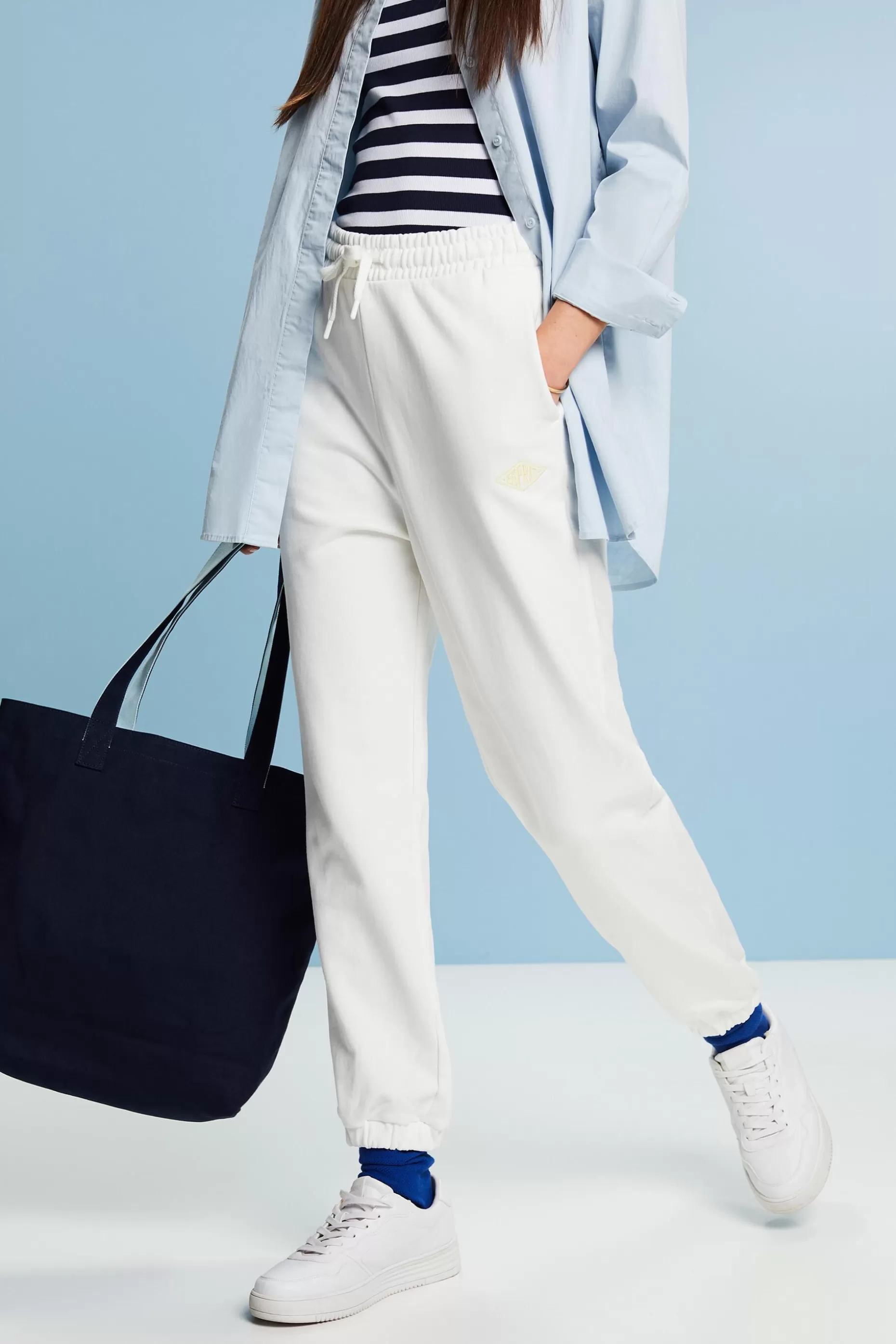 ESPRIT Organic Cotton Logo Sweatpants at our Online Shop *Women Pants + Joggers