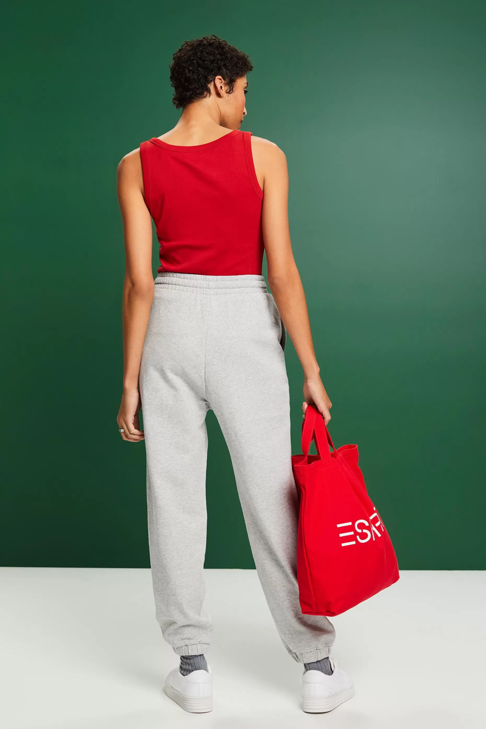 ESPRIT Organic Cotton Logo Sweatpants at our Online Shop *Women Pants + Joggers