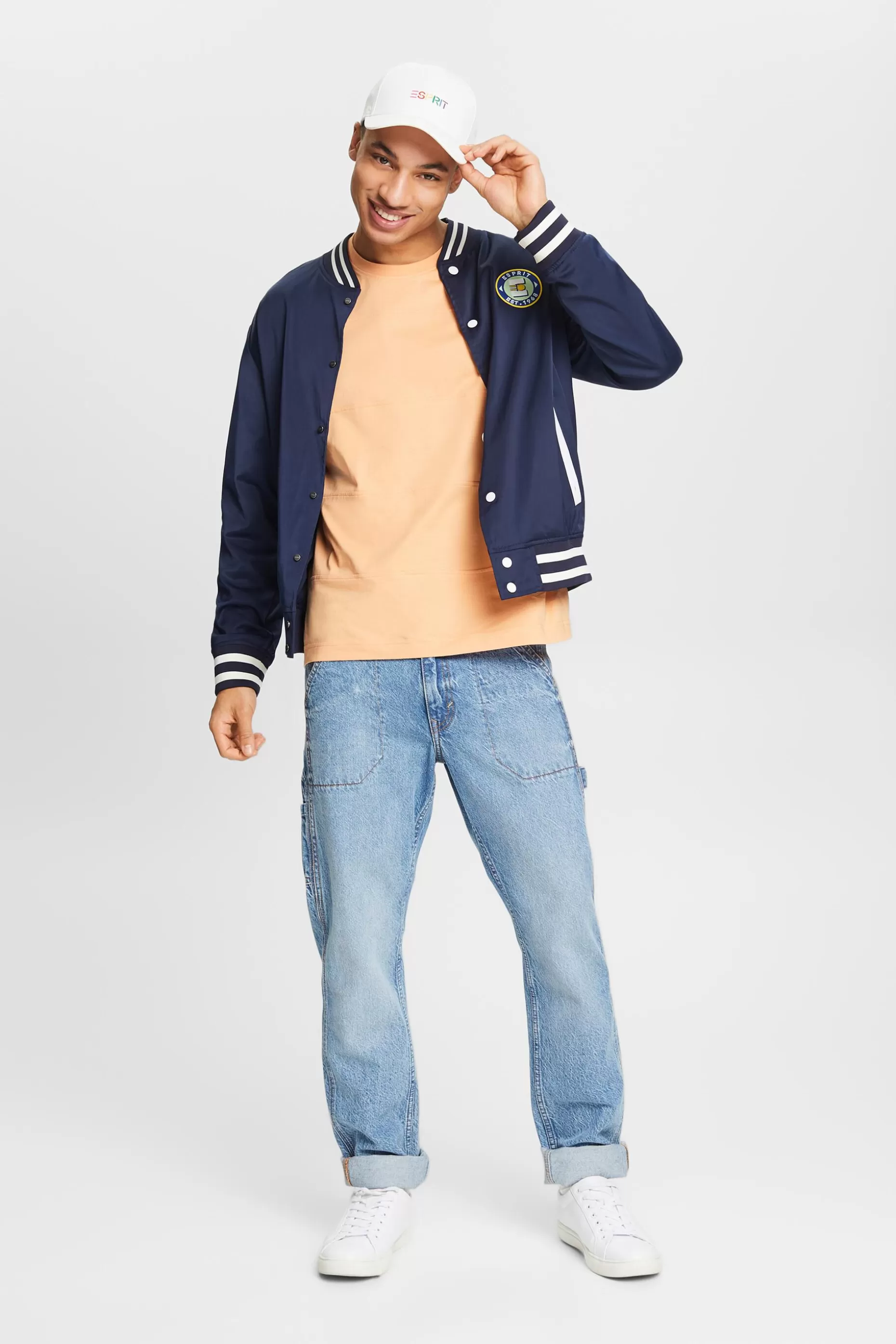 ESPRIT Organic Cotton Long-Sleeve T-Shirt at our Online Shop *Men T-Shirts + Polos