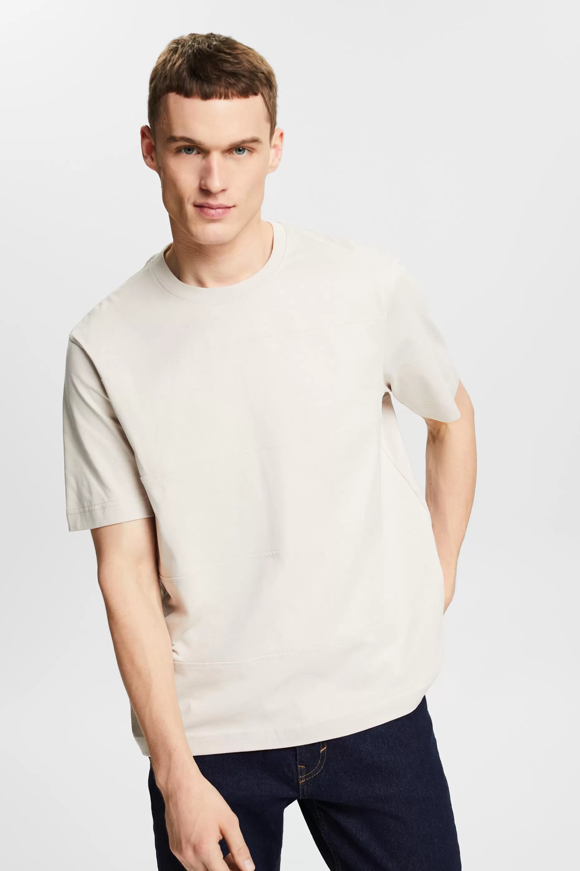 ESPRIT Organic Cotton Long-Sleeve T-Shirt at our Online Shop *Men T-Shirts + Polos