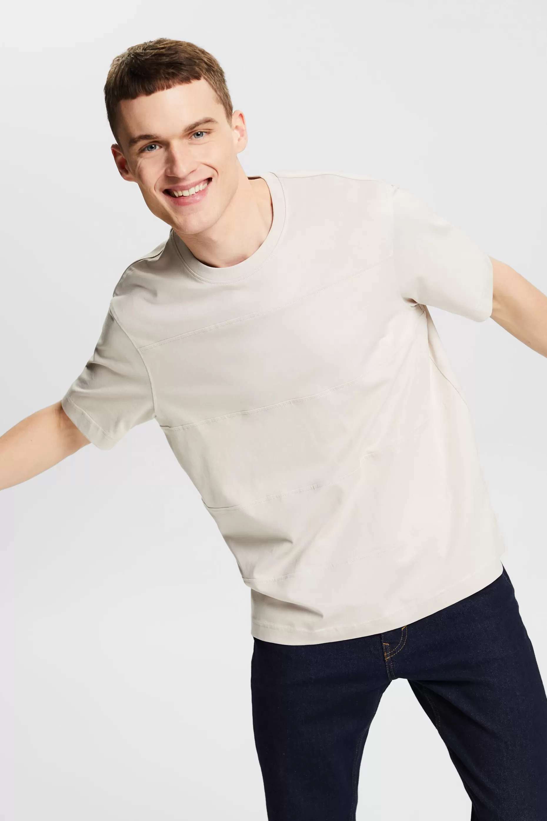 ESPRIT Organic Cotton Long-Sleeve T-Shirt at our Online Shop *Men T-Shirts + Polos