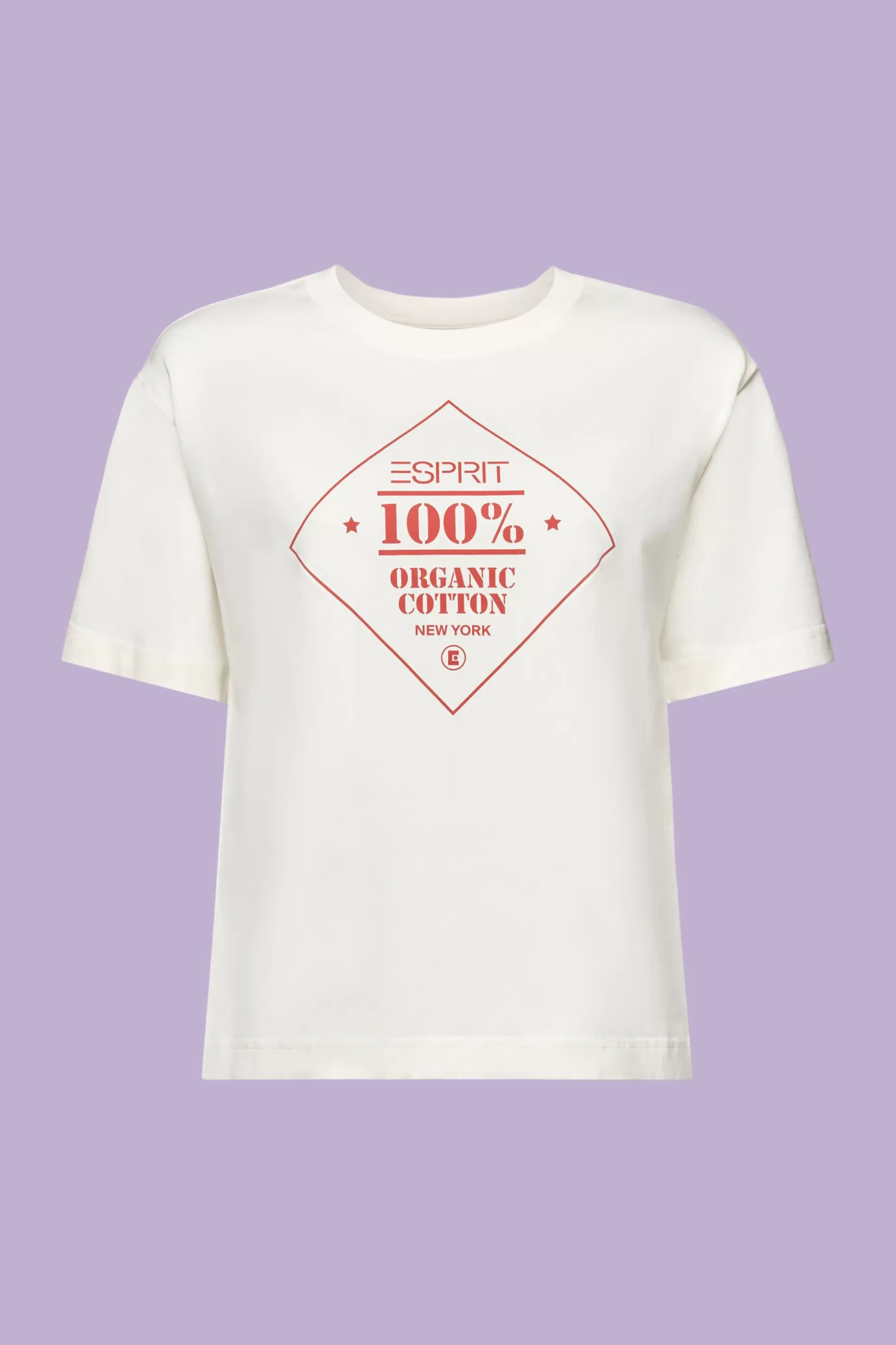 ESPRIT Organic Cotton Printed T-Shirt at our Online Shop * Tops