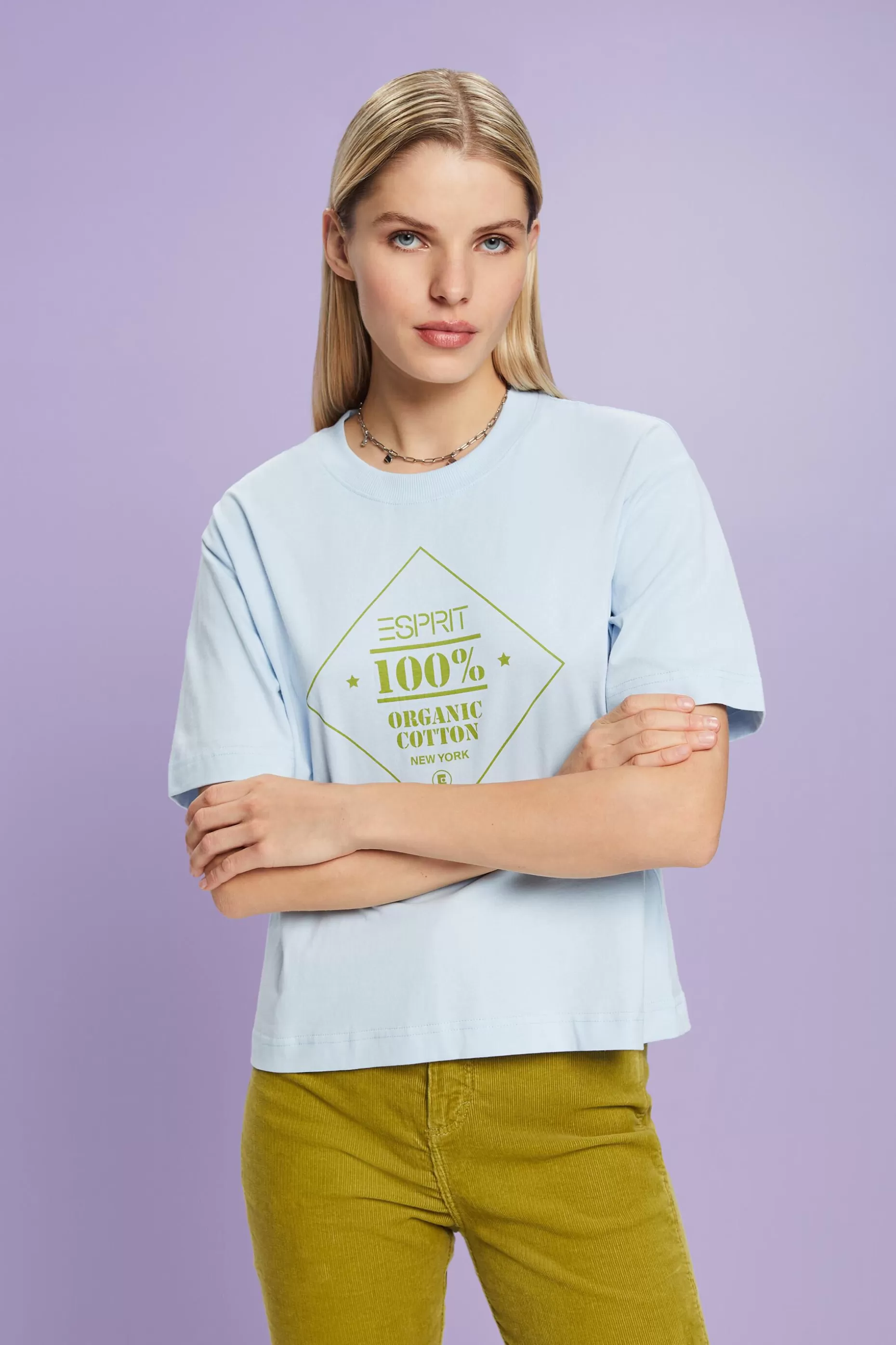 ESPRIT Organic Cotton Printed T-Shirt at our Online Shop *Women T-Shirts + Tops