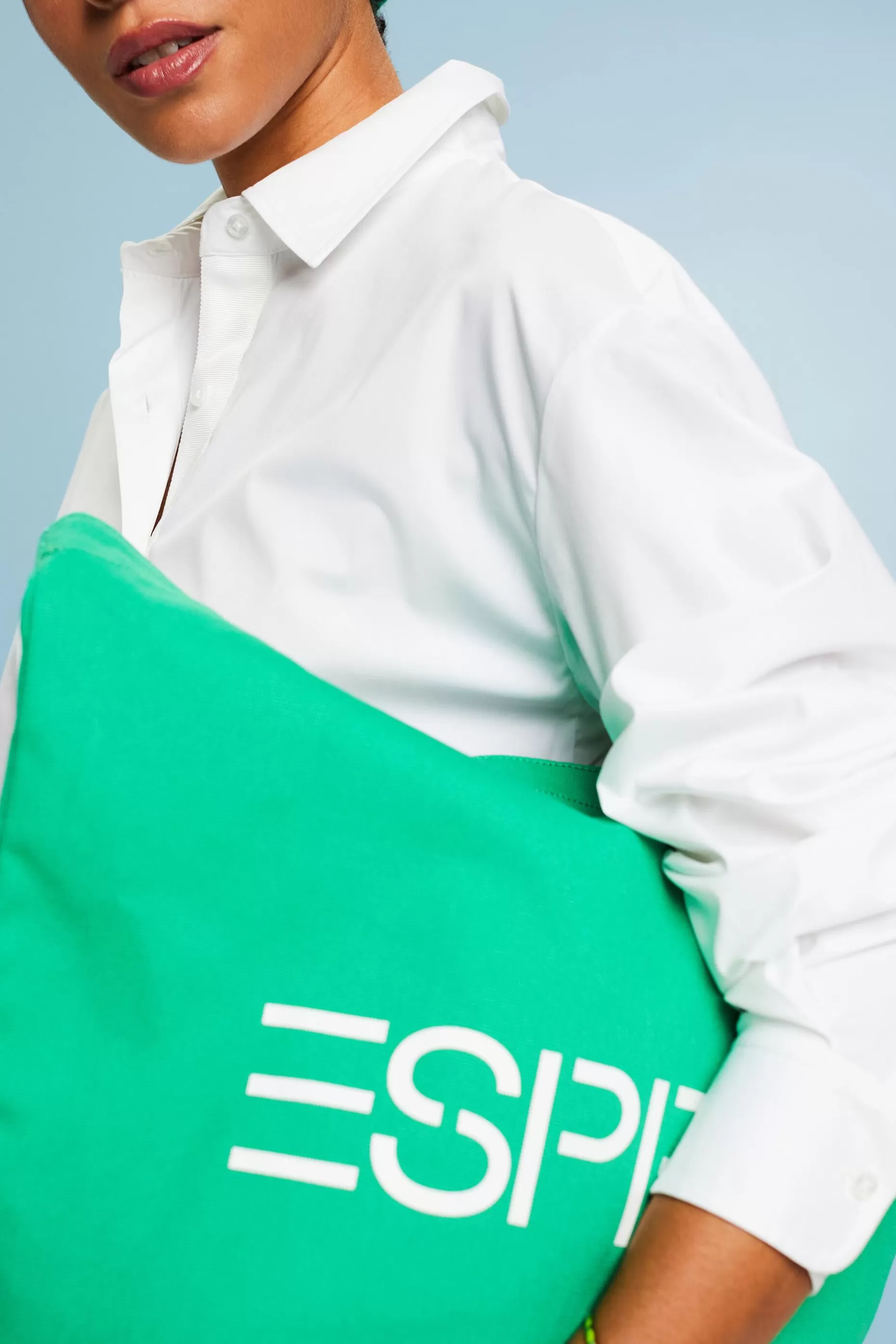 ESPRIT Oversized Button-Down Shirt at our Online Shop *Women T-Shirts + Tops