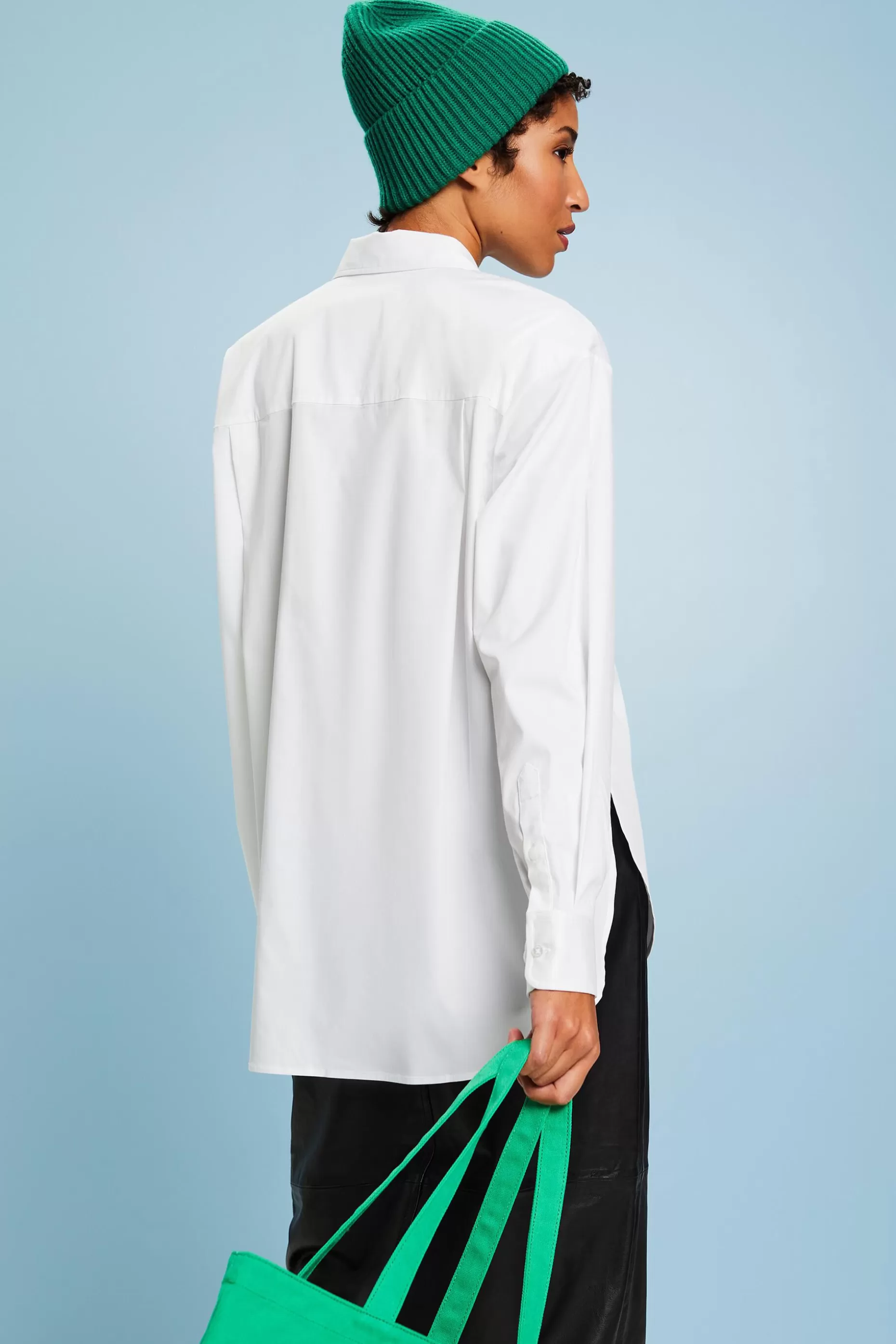 ESPRIT Oversized Button-Down Shirt at our Online Shop *Women T-Shirts + Tops
