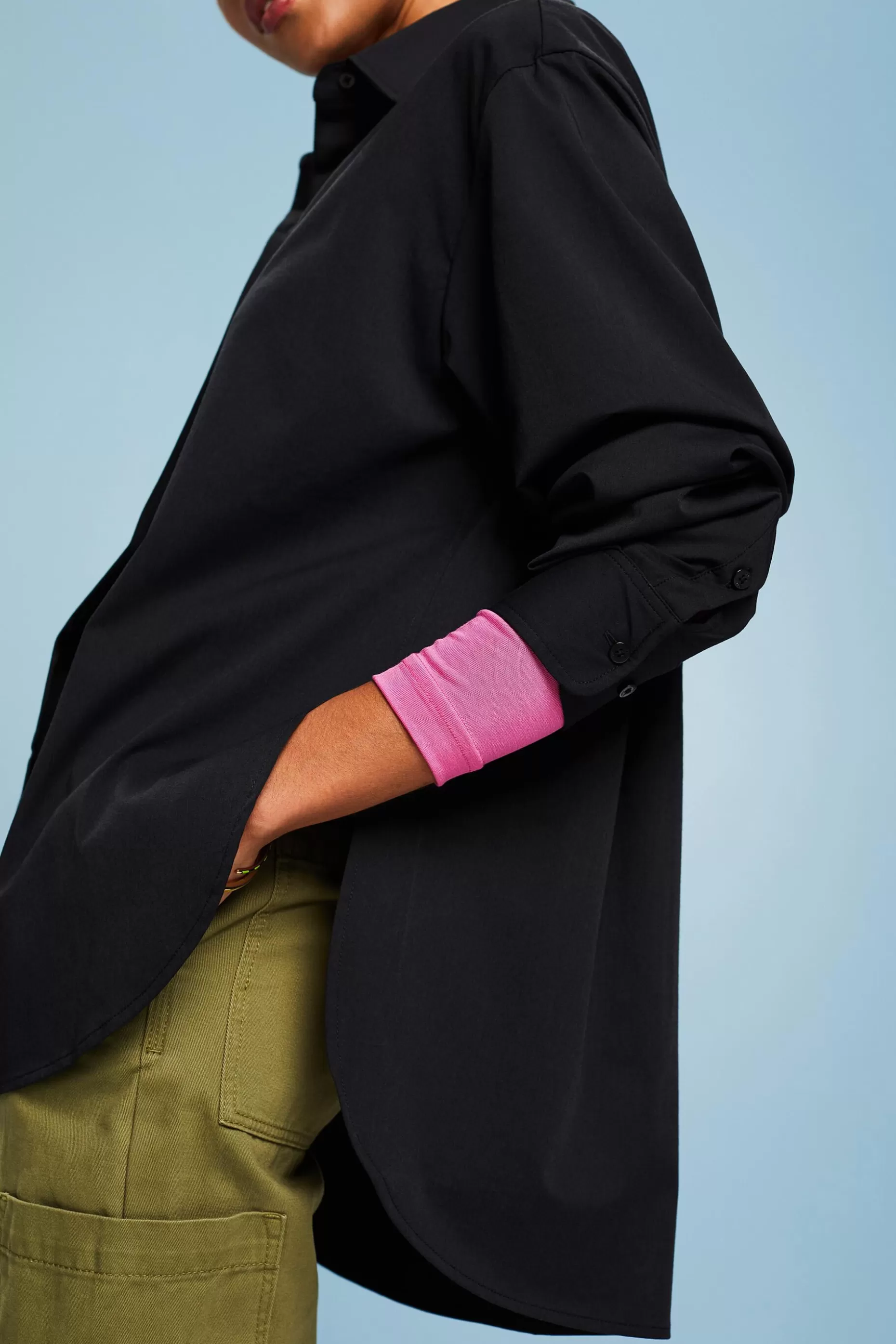 ESPRIT Oversized Button-Down Shirt at our Online Shop *Women T-Shirts + Tops