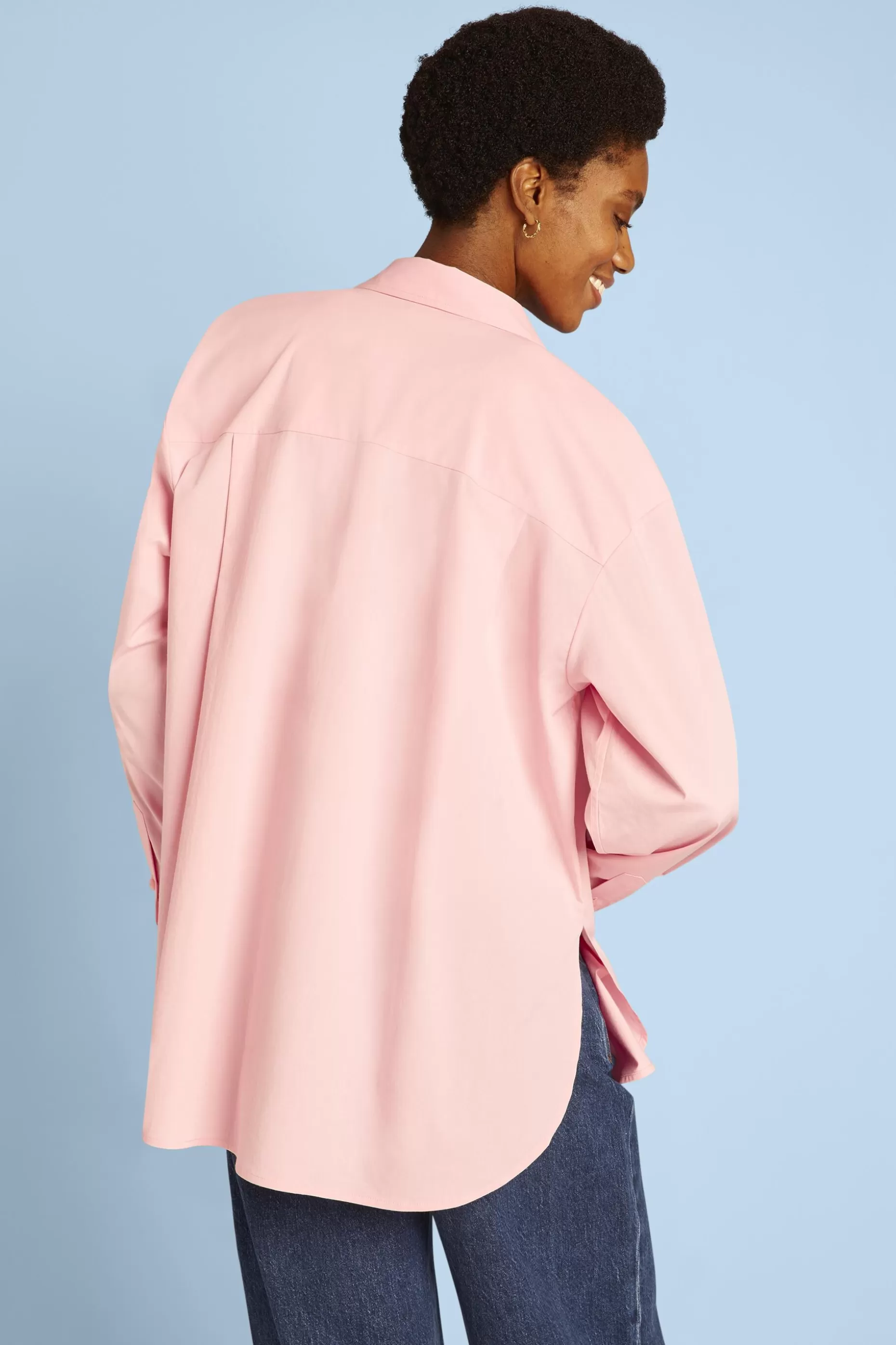 ESPRIT Oversized Button-Down Shirt at our Online Shop *Women T-Shirts + Tops