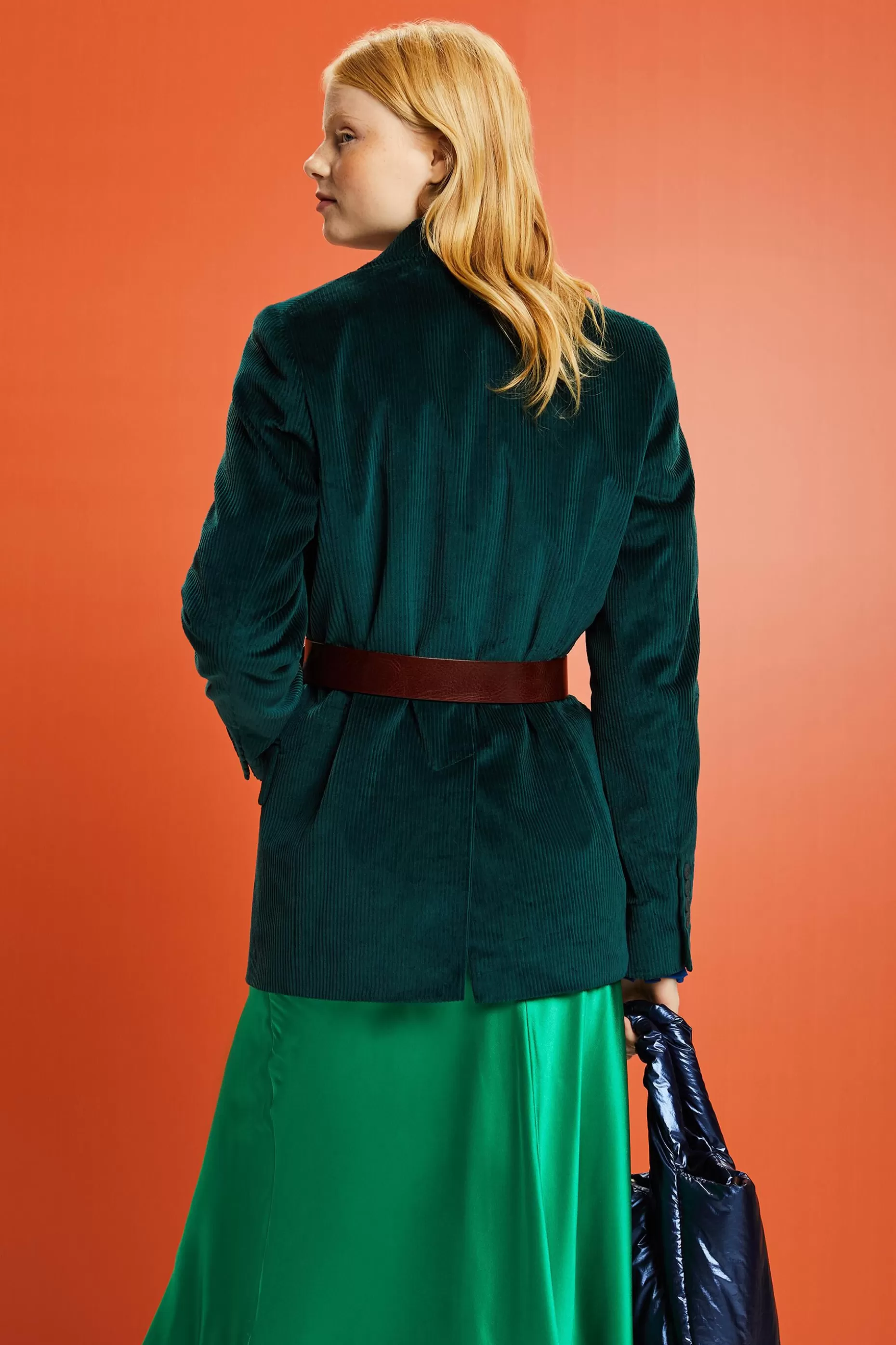 ESPRIT Oversized Corduroy Blazer at our Online Shop *Women Clearance 60%-70% Off
