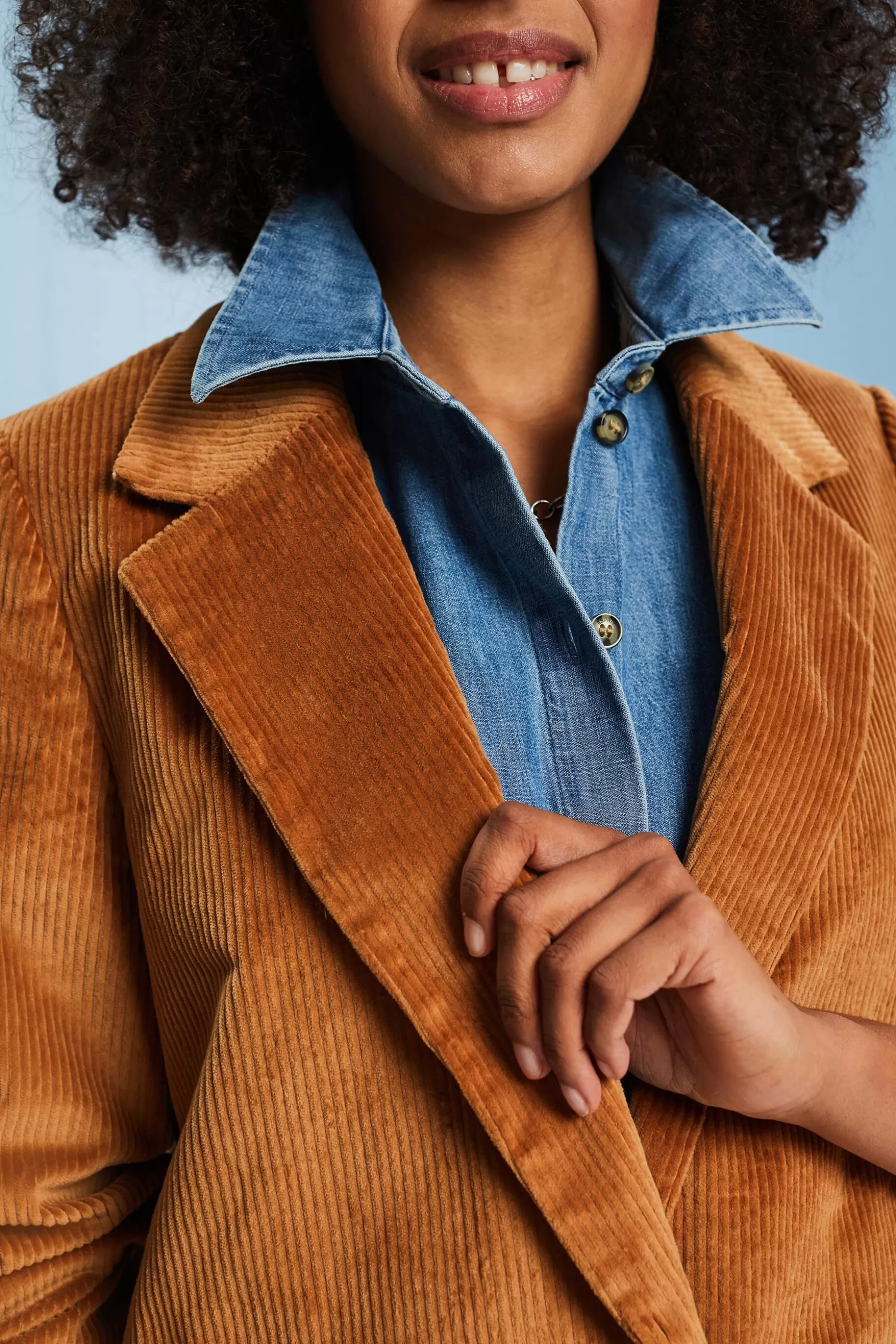 ESPRIT Oversized Corduroy Blazer at our Online Shop *Women Blazers