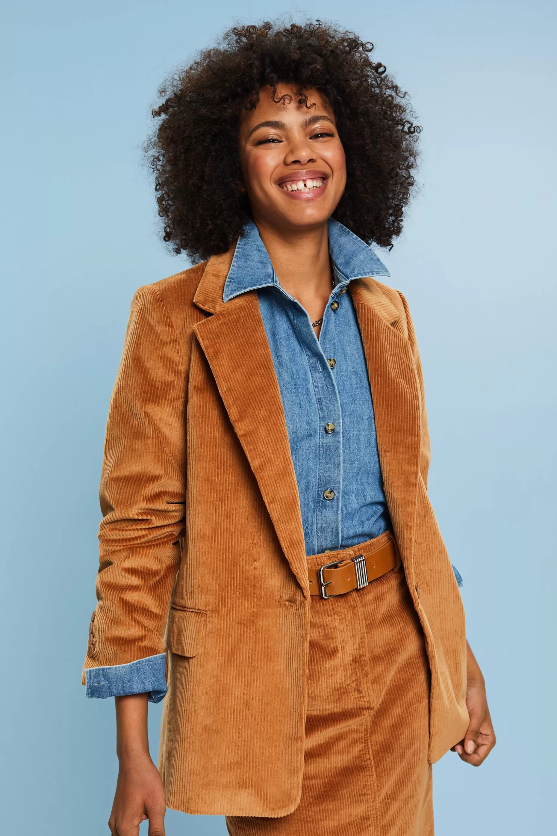 ESPRIT Oversized Corduroy Blazer at our Online Shop *Women Blazers