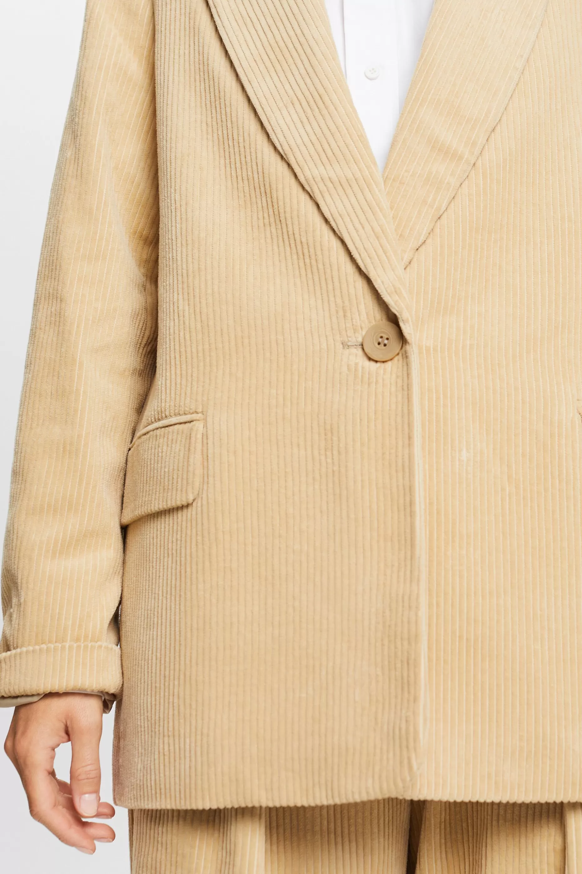 ESPRIT Oversized Cotton Corduroy Blazer at our Online Shop *Women Jackets + Coats