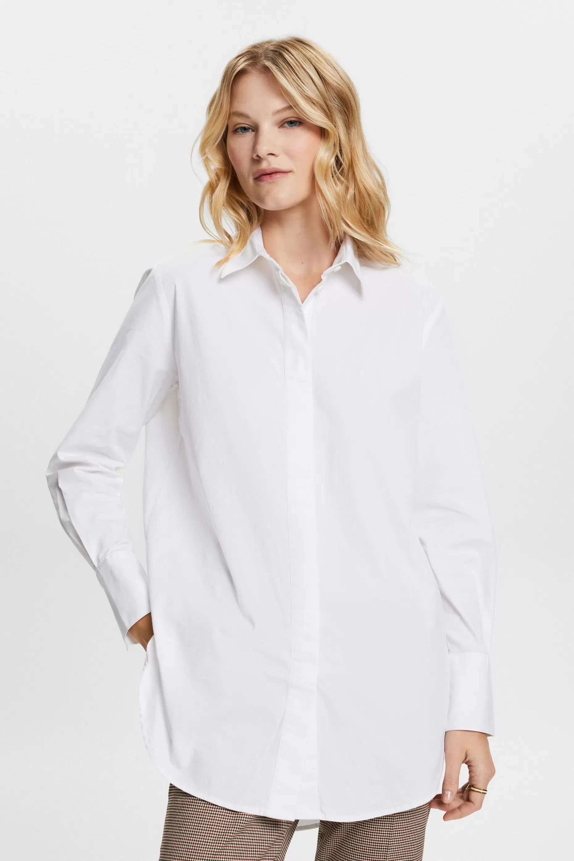 ESPRIT Oversized Cotton Poplin Shirt at our Online Shop *Women Shirts + Blouses