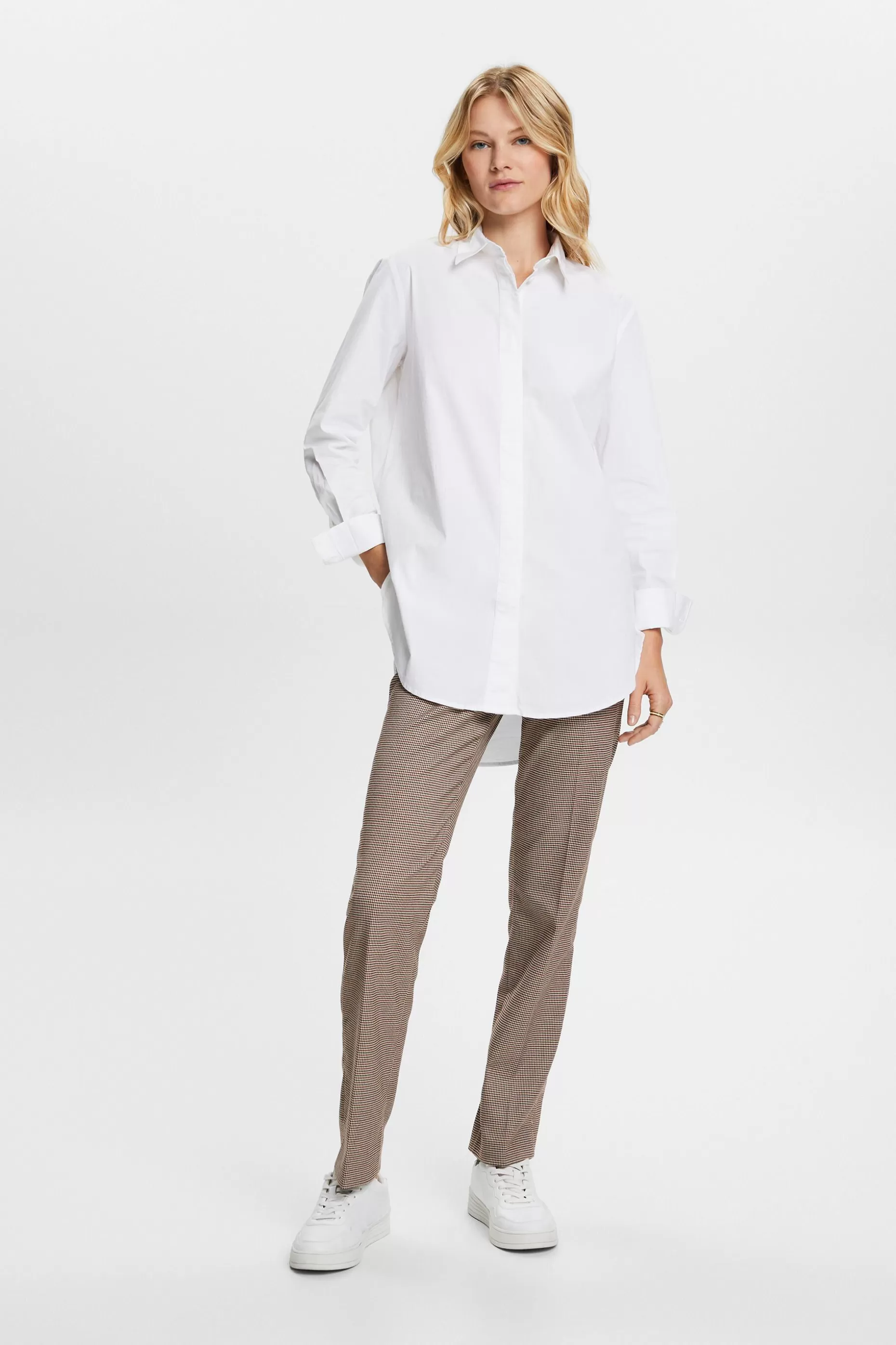 ESPRIT Oversized Cotton Poplin Shirt at our Online Shop *Women Shirts + Blouses
