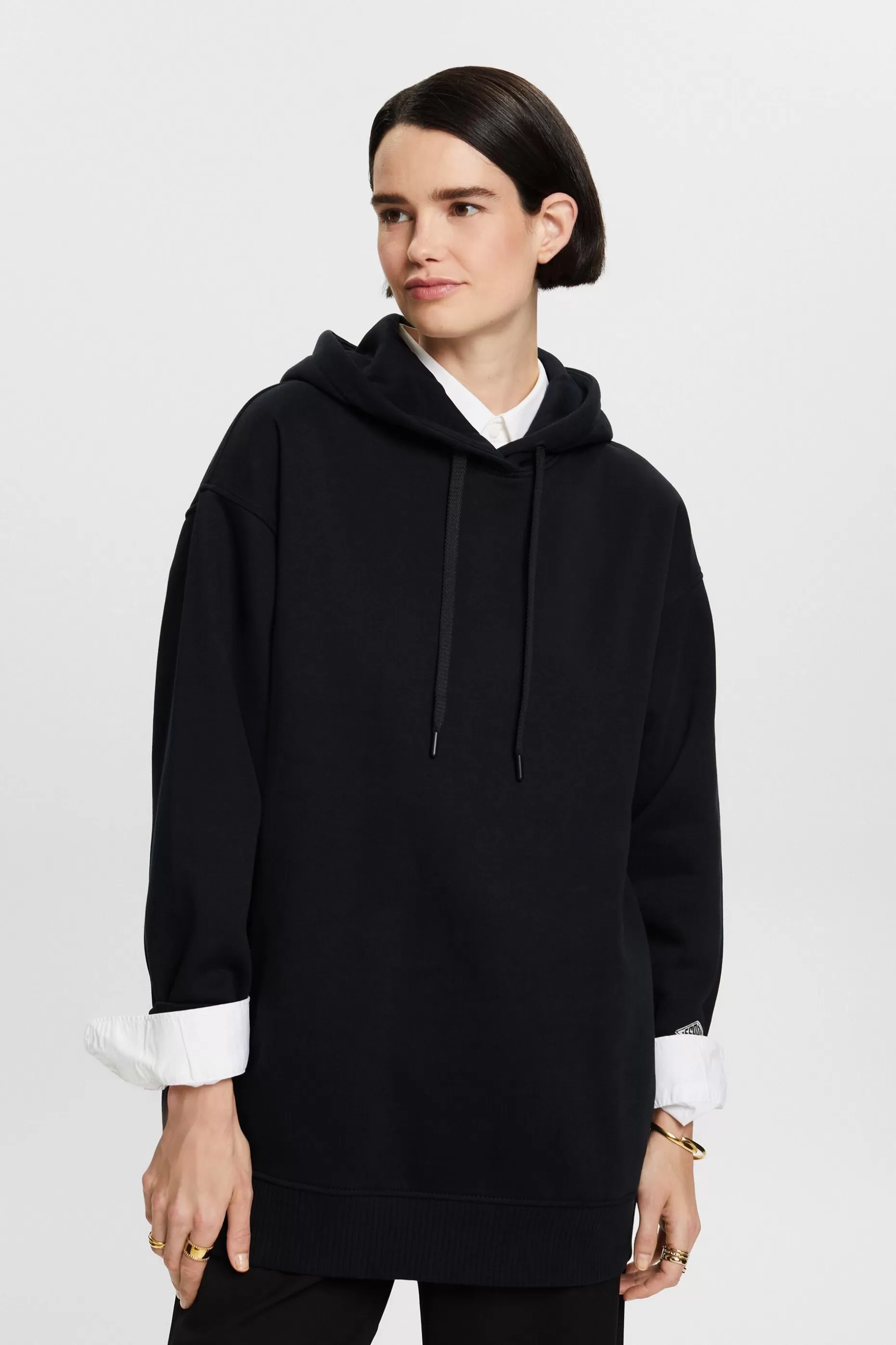 ESPRIT Oversized Cotton-Fleece Hoodie at our Online Shop *Women Tops