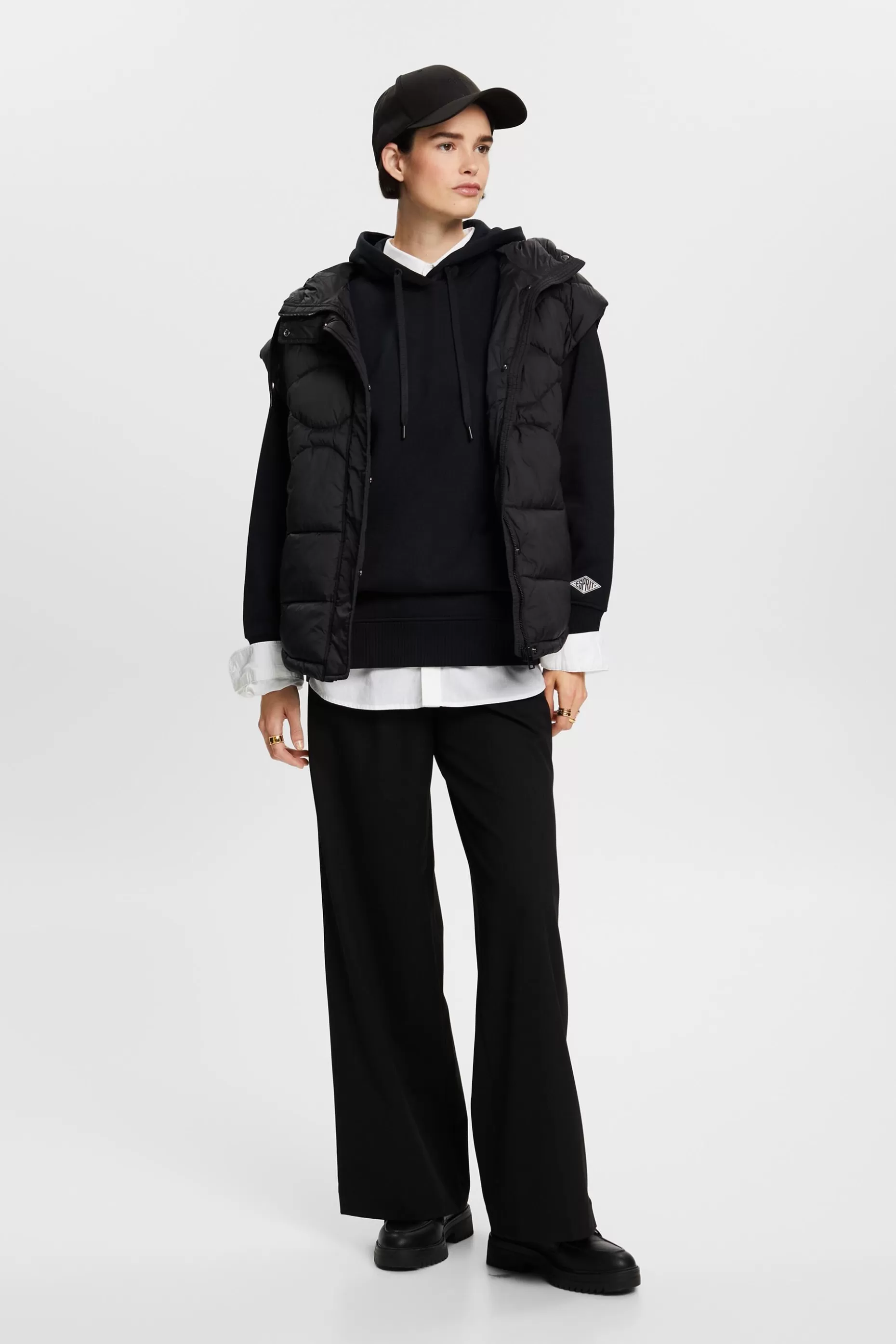 ESPRIT Oversized Cotton-Fleece Hoodie at our Online Shop *Women Tops
