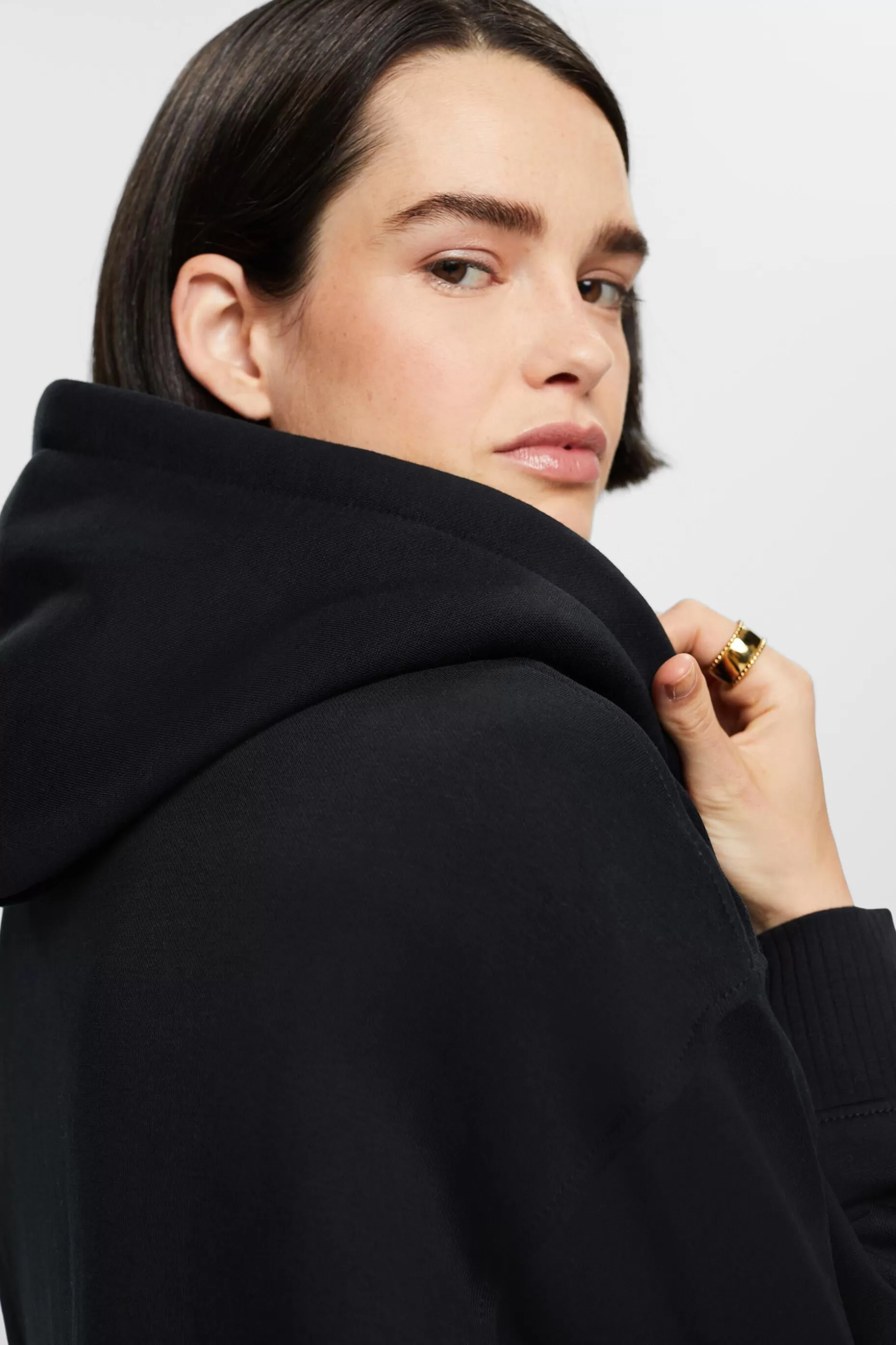 ESPRIT Oversized Cotton-Fleece Hoodie at our Online Shop *Women Tops