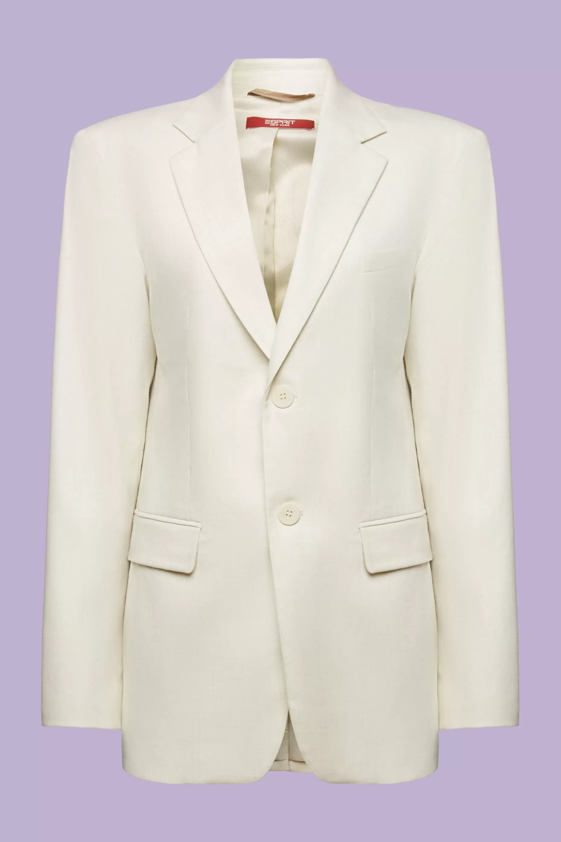 ESPRIT Oversized Flannel Blazer at our Online Shop *Women Blazers