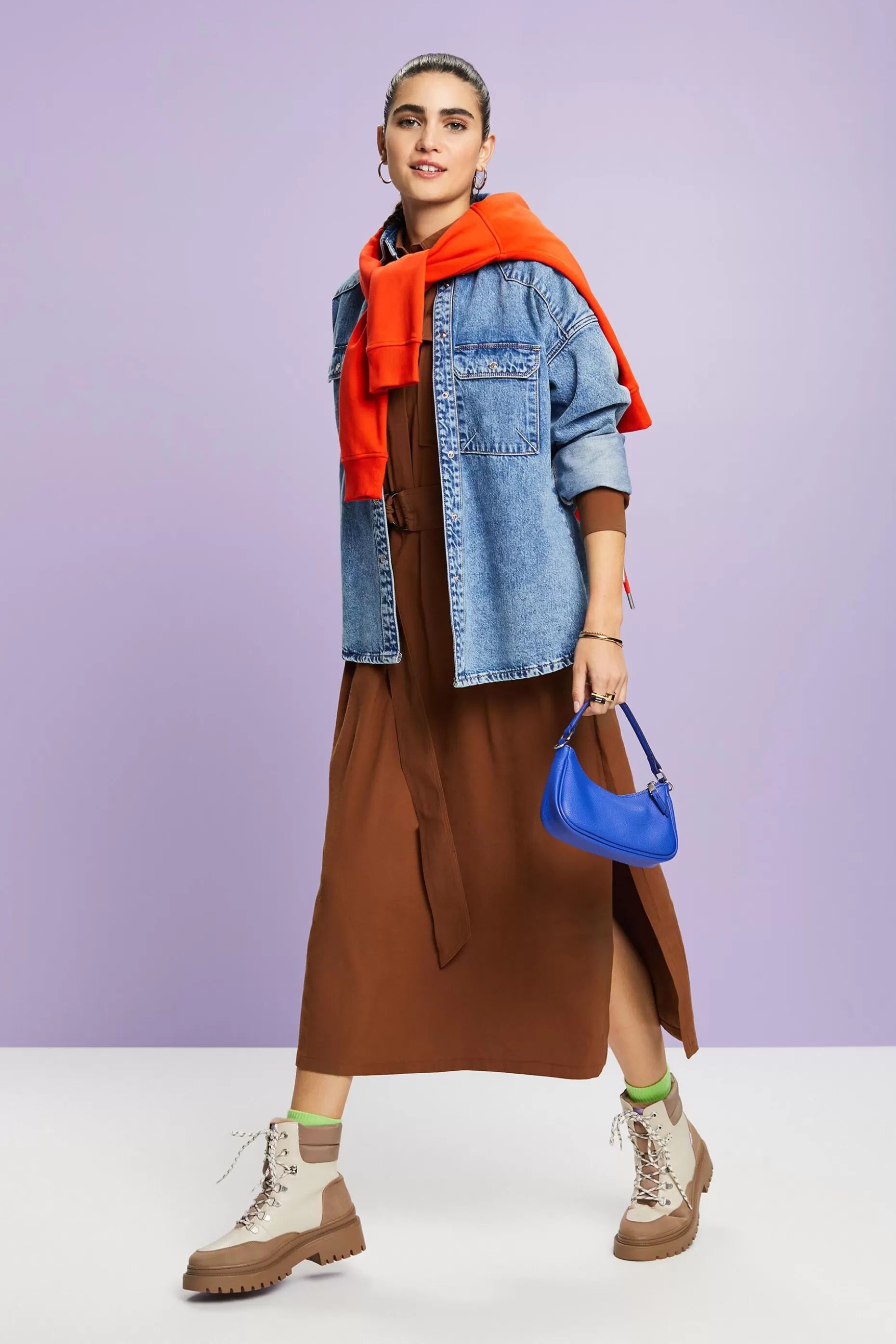 ESPRIT Oversized Midi Shirt Dress at our Online Shop *Women Dresses + Jumpsuits