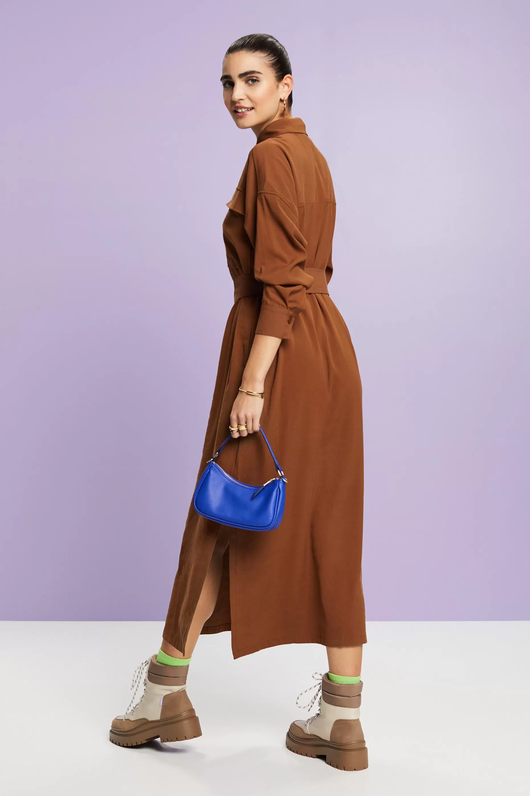 ESPRIT Oversized Midi Shirt Dress at our Online Shop *Women Dresses + Jumpsuits