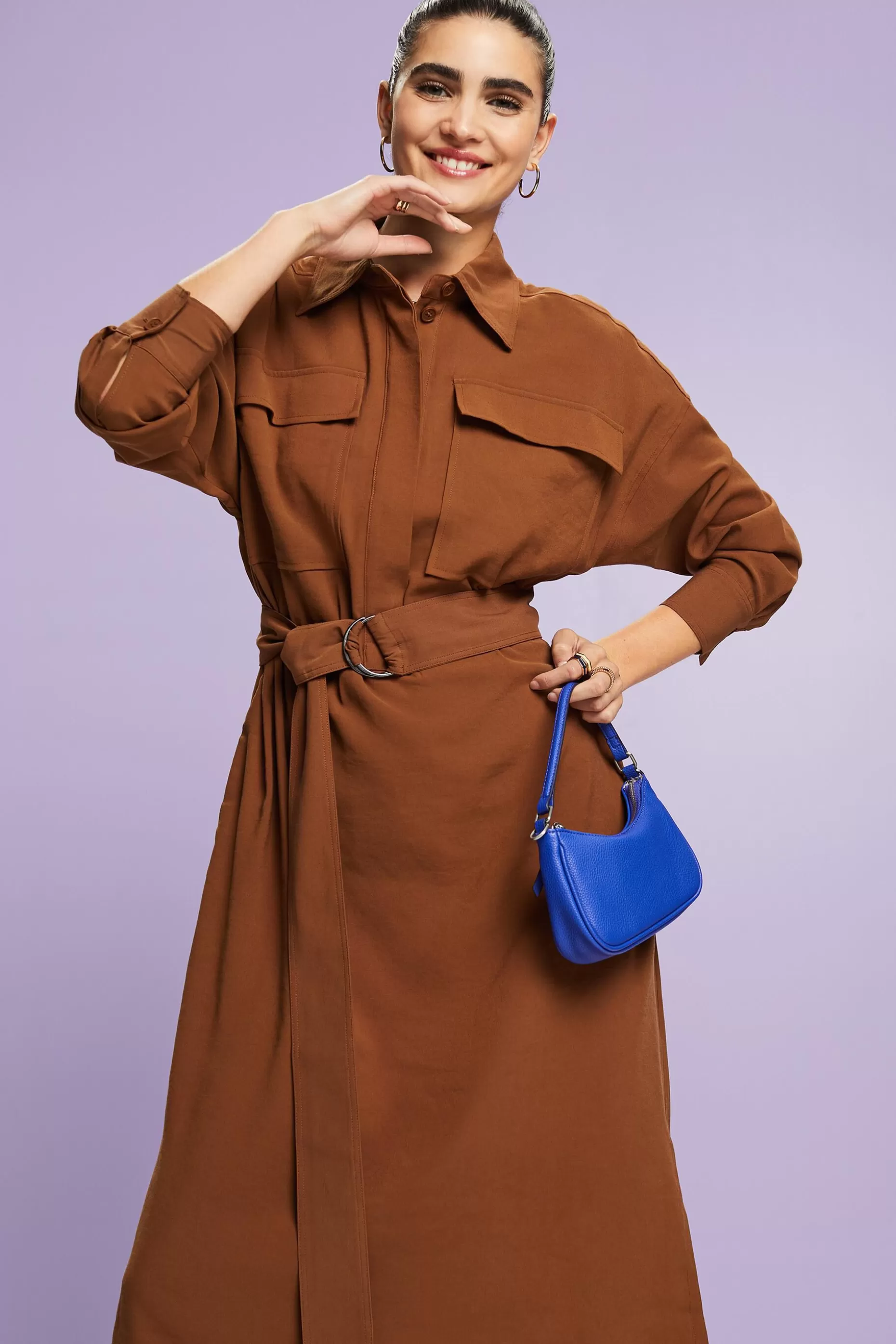ESPRIT Oversized Midi Shirt Dress at our Online Shop *Women Dresses + Jumpsuits