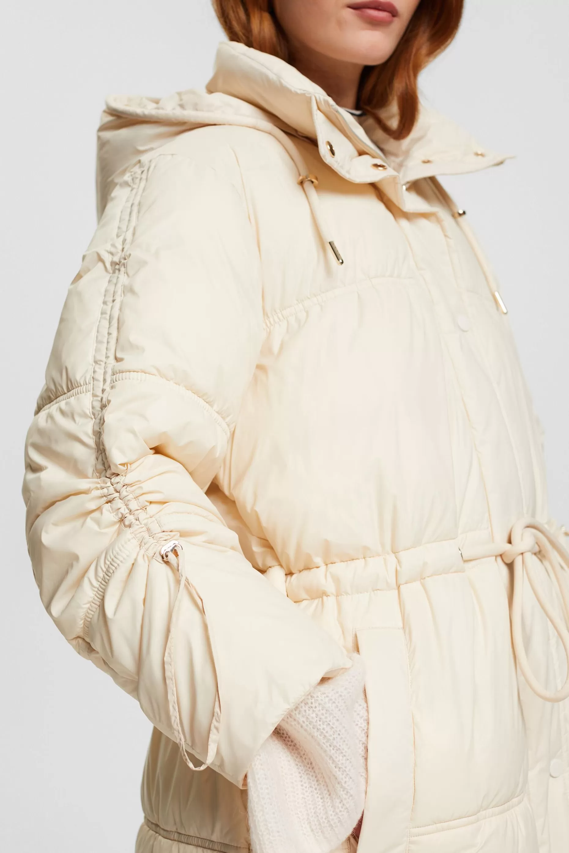 ESPRIT Oversized puffer coat with drawstring waist at our Online Shop * Sale Under $75