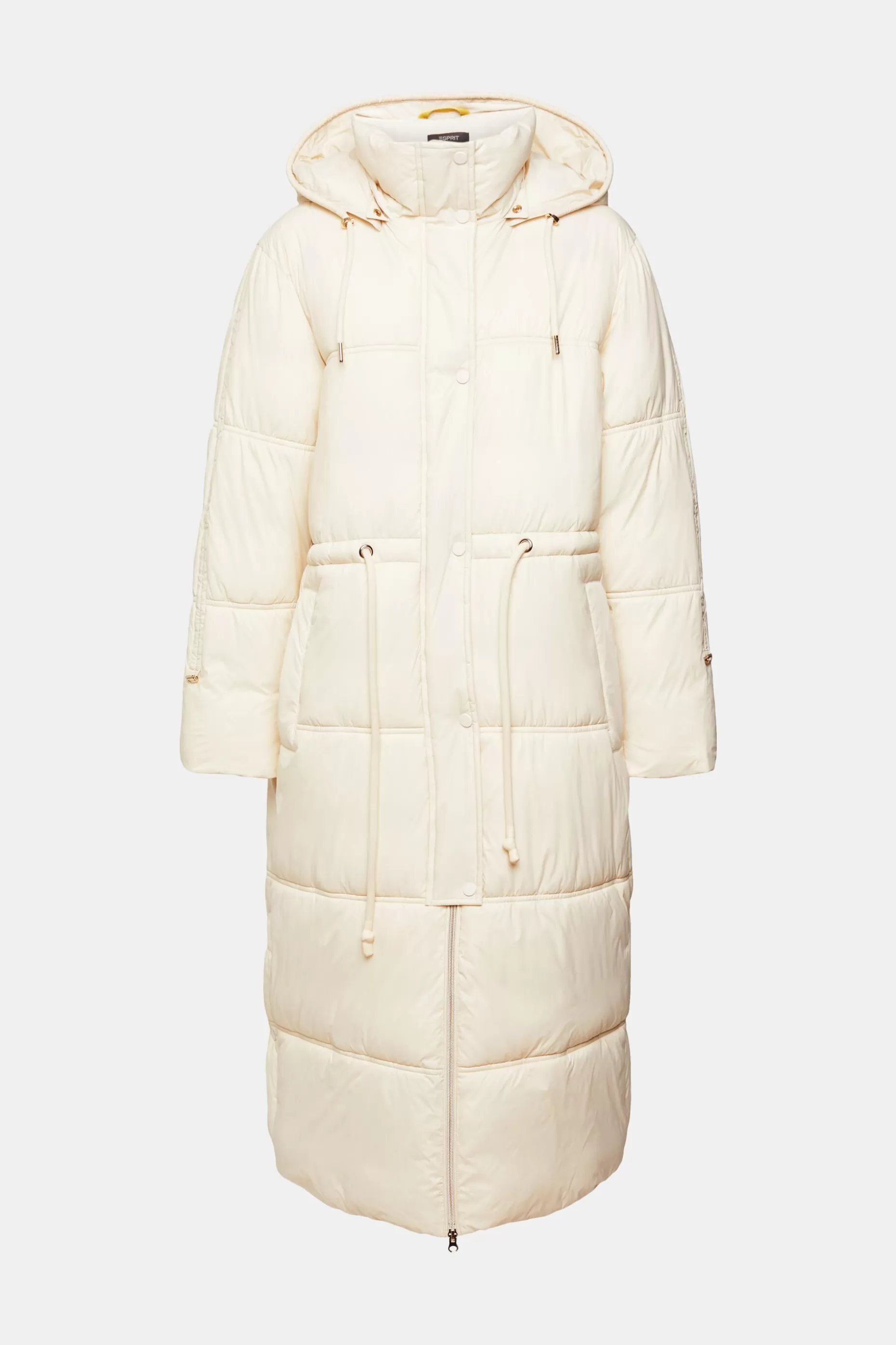 ESPRIT Oversized puffer coat with drawstring waist at our Online Shop *Women Jackets + Coats