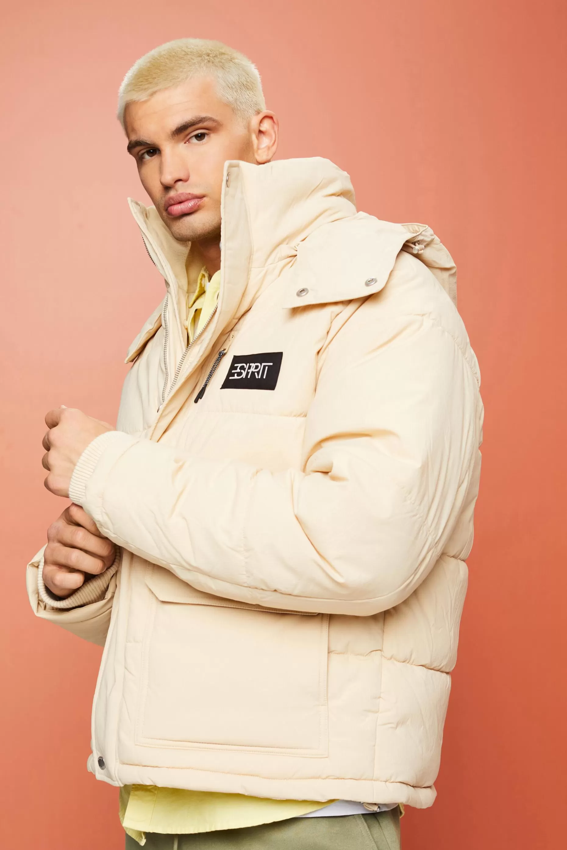 ESPRIT Oversized Short Length Puffer Jacket at our Online Shop *Men Jackets + Coats