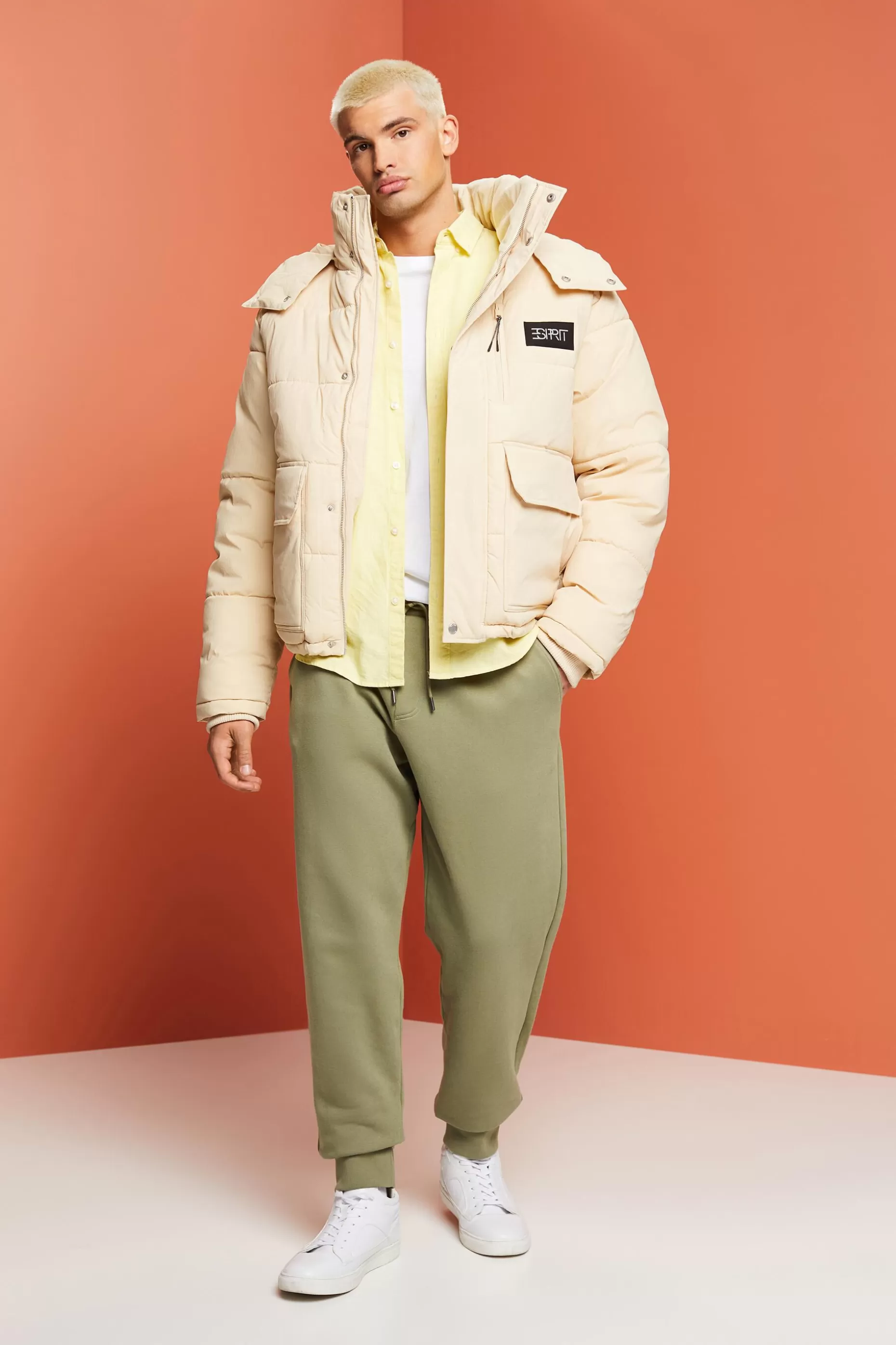 ESPRIT Oversized Short Length Puffer Jacket at our Online Shop *Men Jackets + Coats