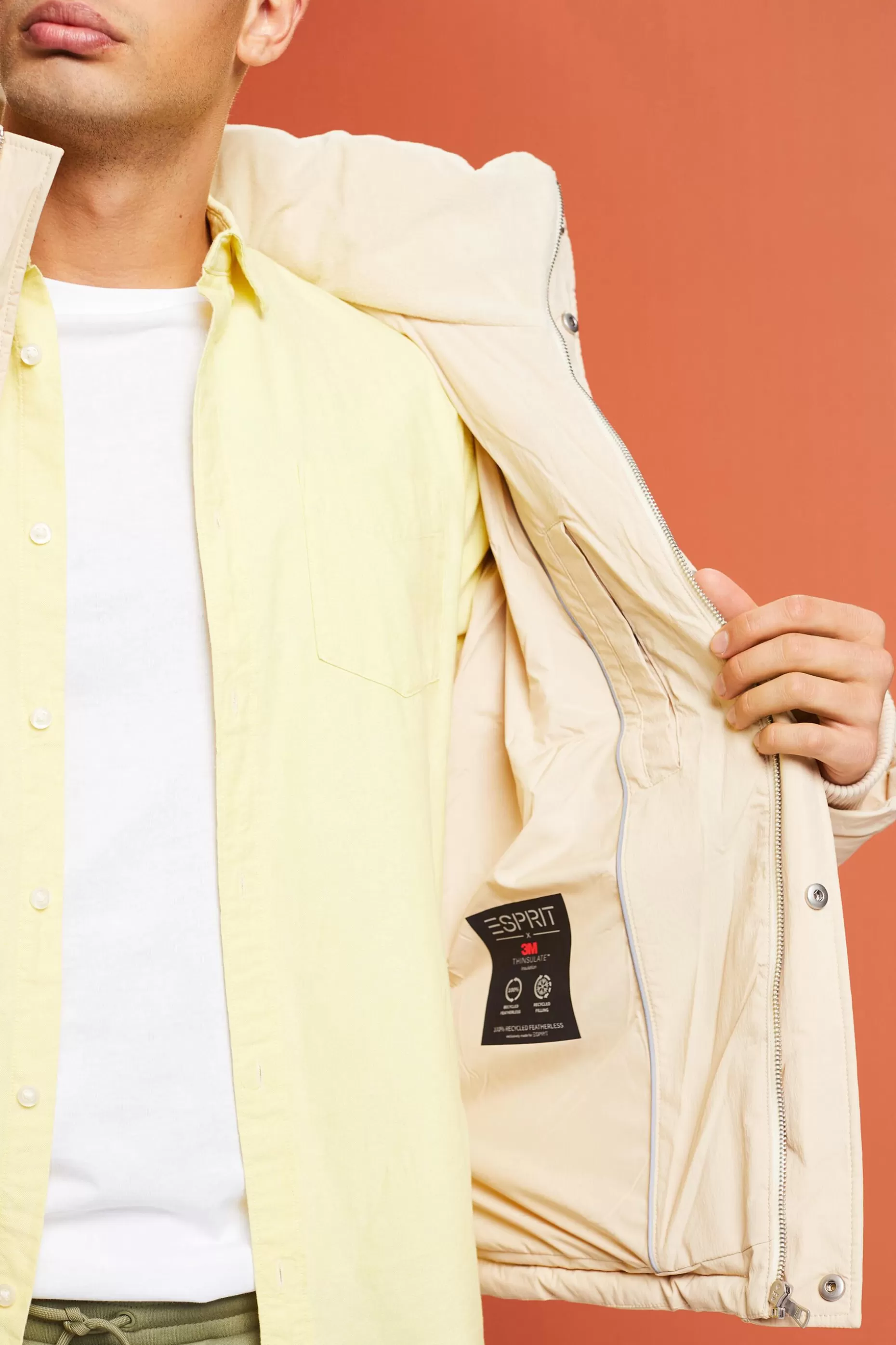 ESPRIT Oversized Short Length Puffer Jacket at our Online Shop *Men Jackets + Coats