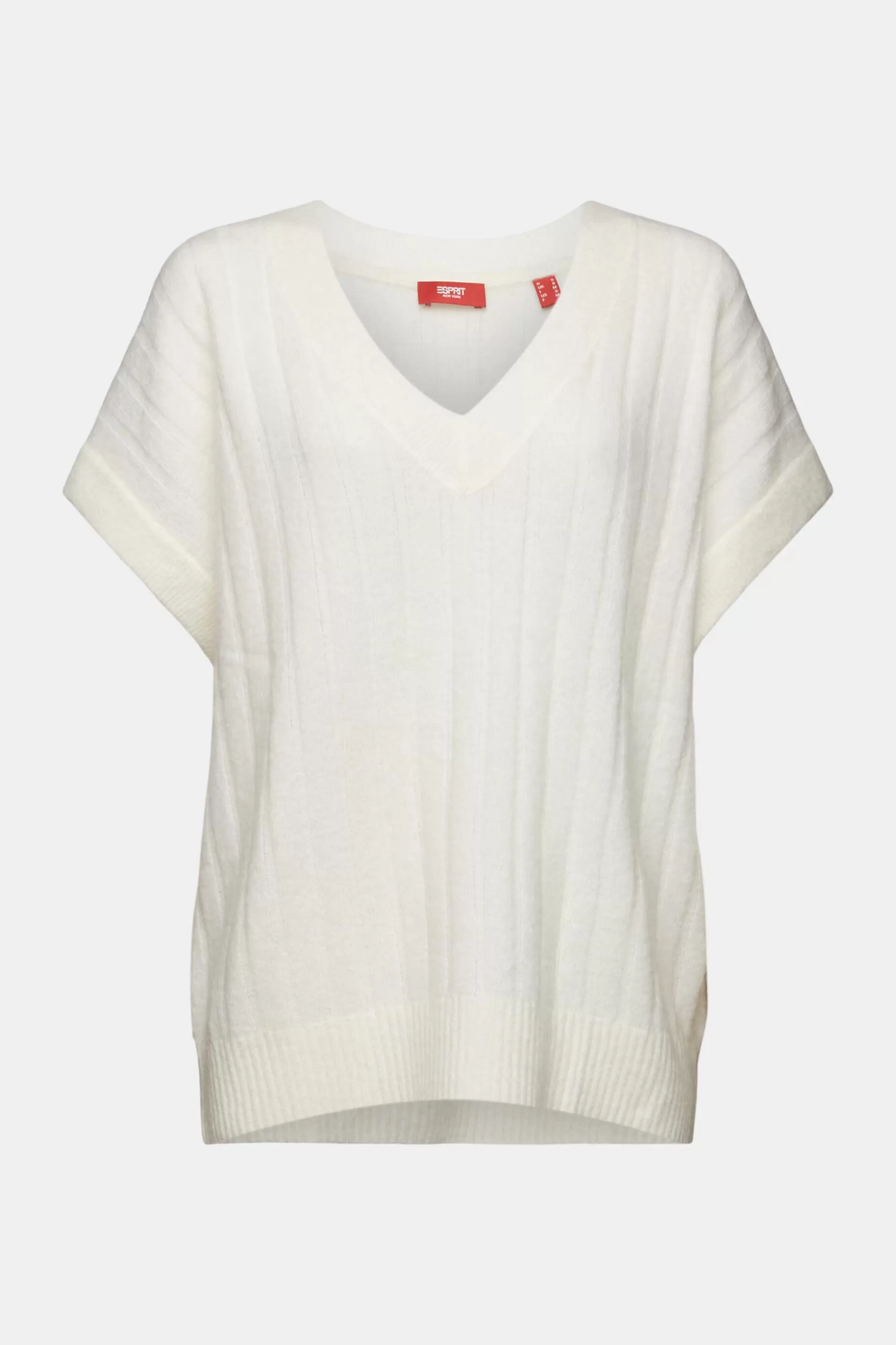 ESPRIT Oversized V-Neck Ribbed Knit Sweater at our Online Shop *Boys Boys