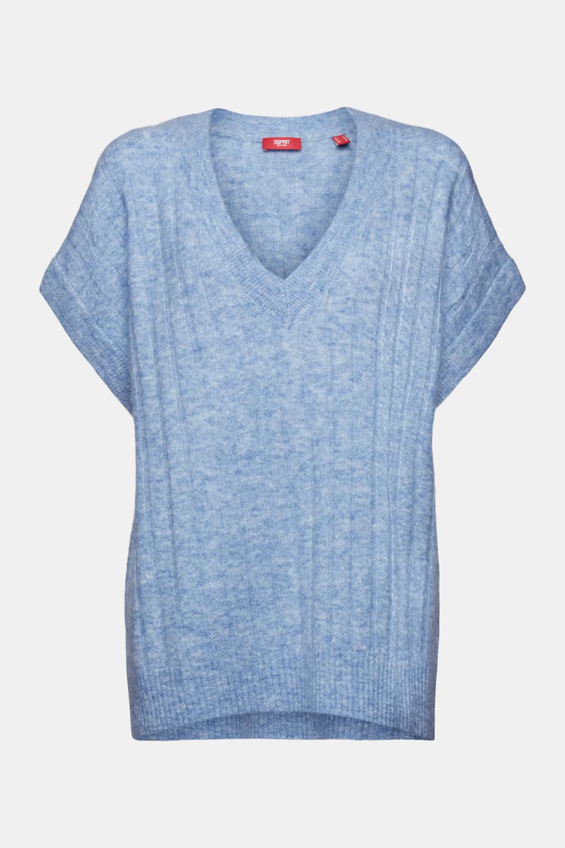 ESPRIT Oversized V-Neck Ribbed Knit Sweater at our Online Shop *Women Sweaters