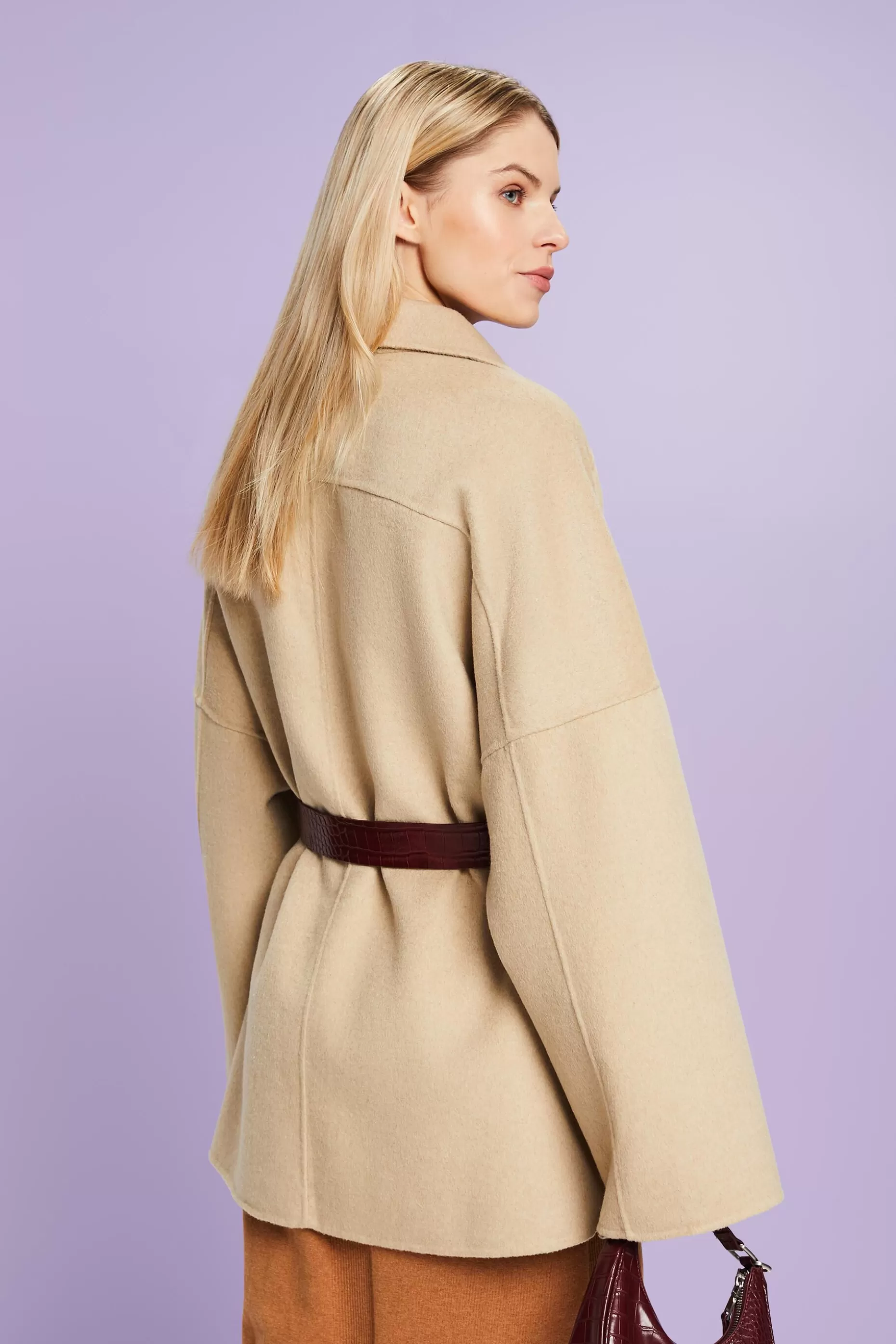 ESPRIT Oversized Wool-Blend Coat at our Online Shop *Women Jackets + Coats