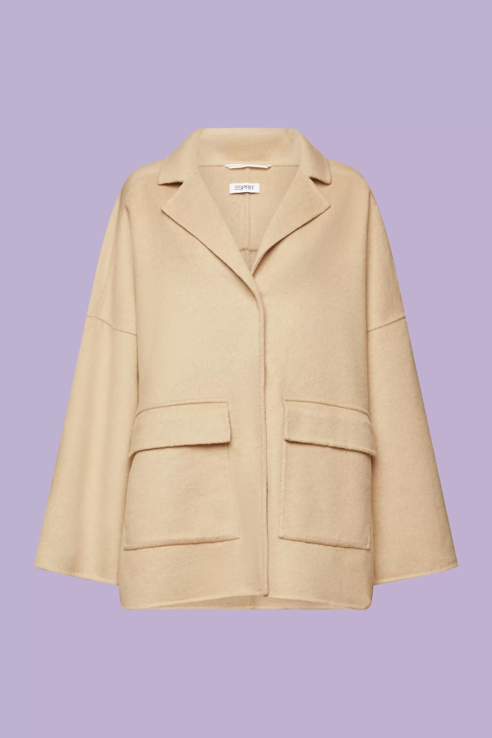 ESPRIT Oversized Wool-Blend Coat at our Online Shop *Women Jackets + Coats