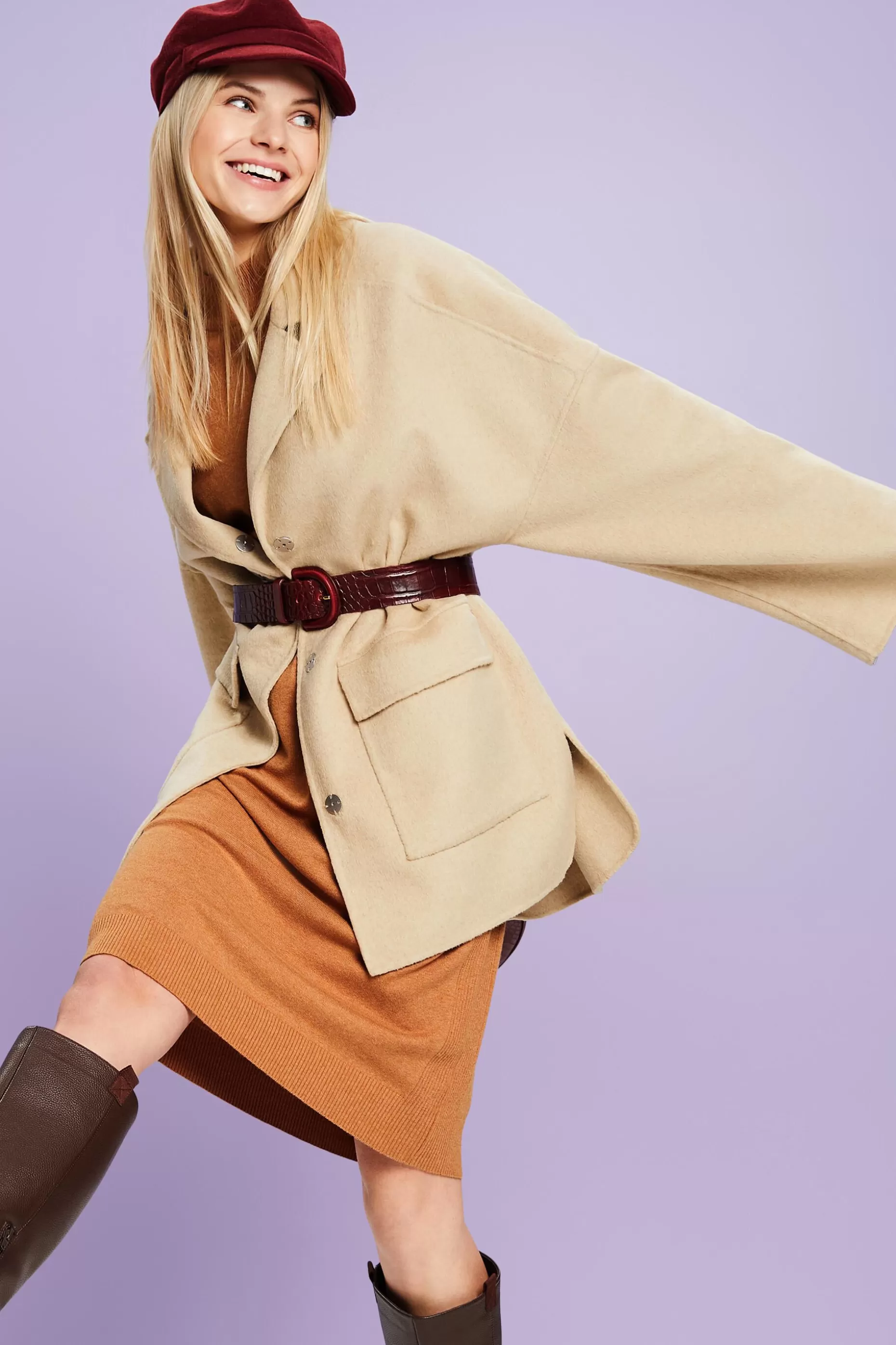 ESPRIT Oversized Wool-Blend Coat at our Online Shop *Women Jackets + Coats