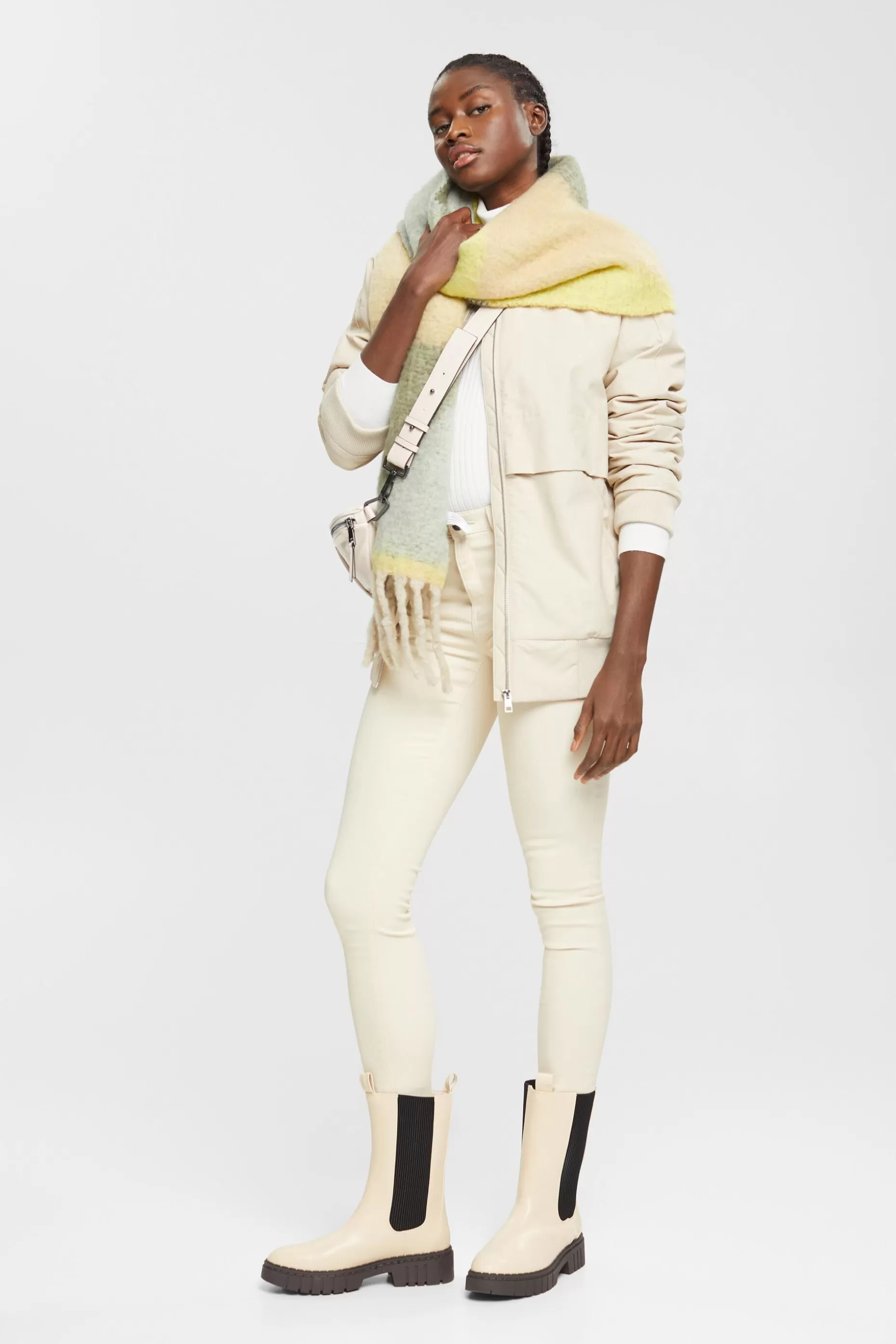 ESPRIT Panelled bomber jacket at our Online Shop *Women Clearance 60%-70% Off