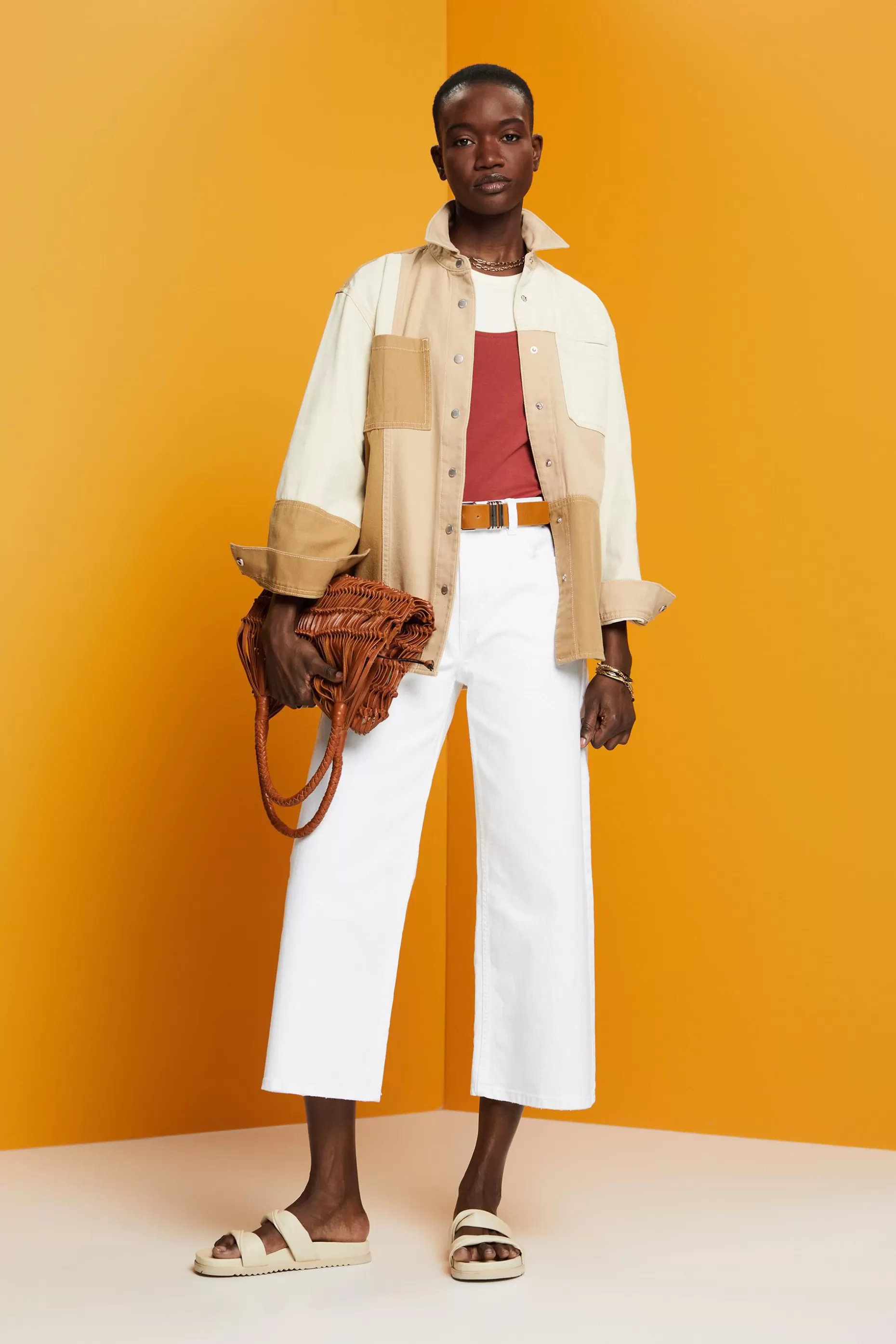 ESPRIT Patchwork shacket at our Online Shop * Sale Under $50