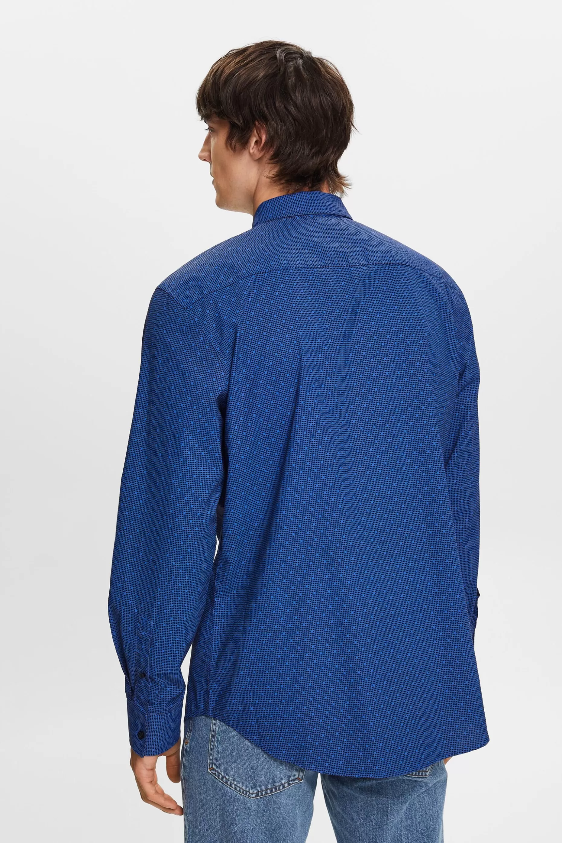 ESPRIT Patterned button-down shirt, 100% cotton at our Online Shop *Men Shirts