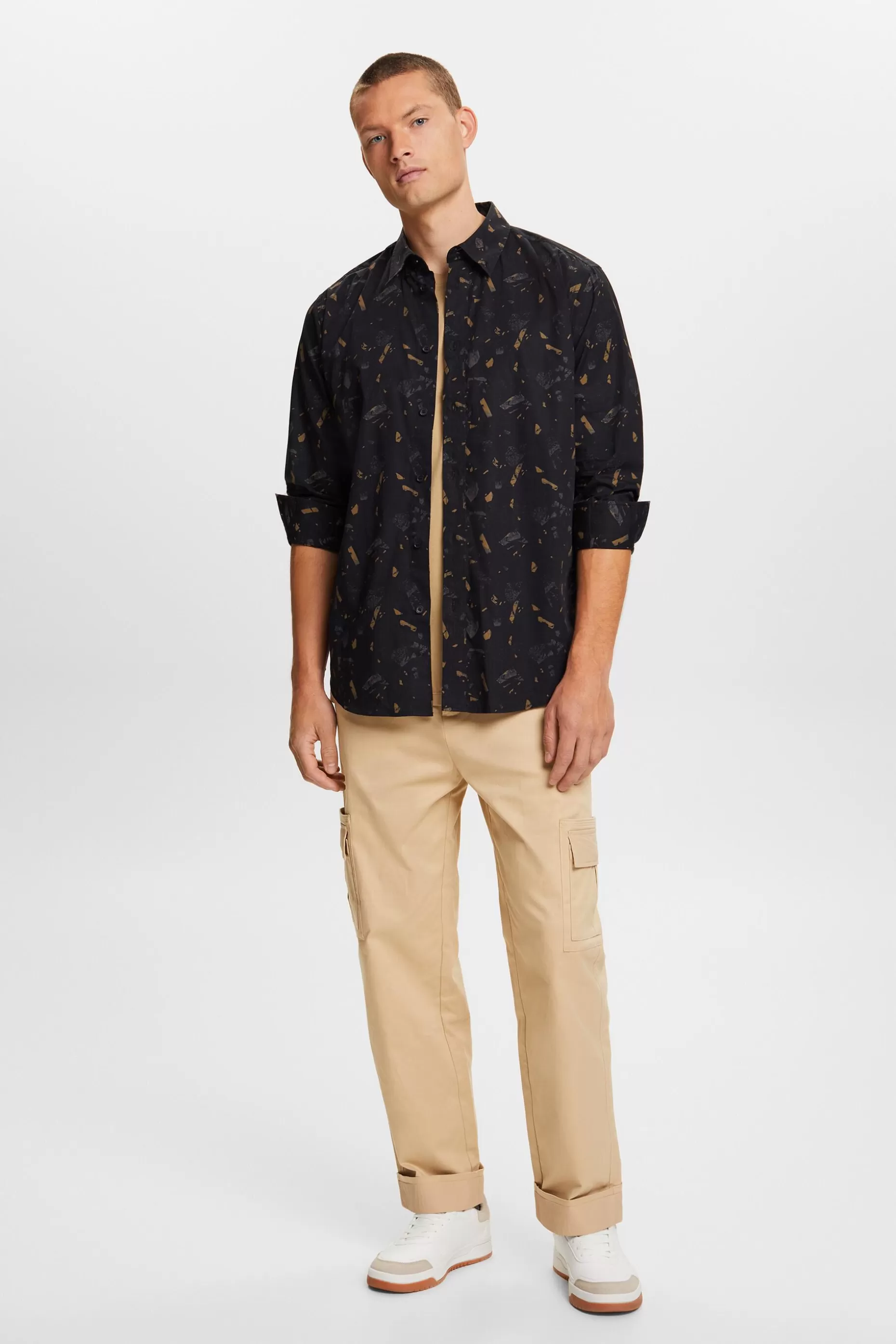 ESPRIT Patterned Cotton Shirt at our Online Shop * Sale Under $50