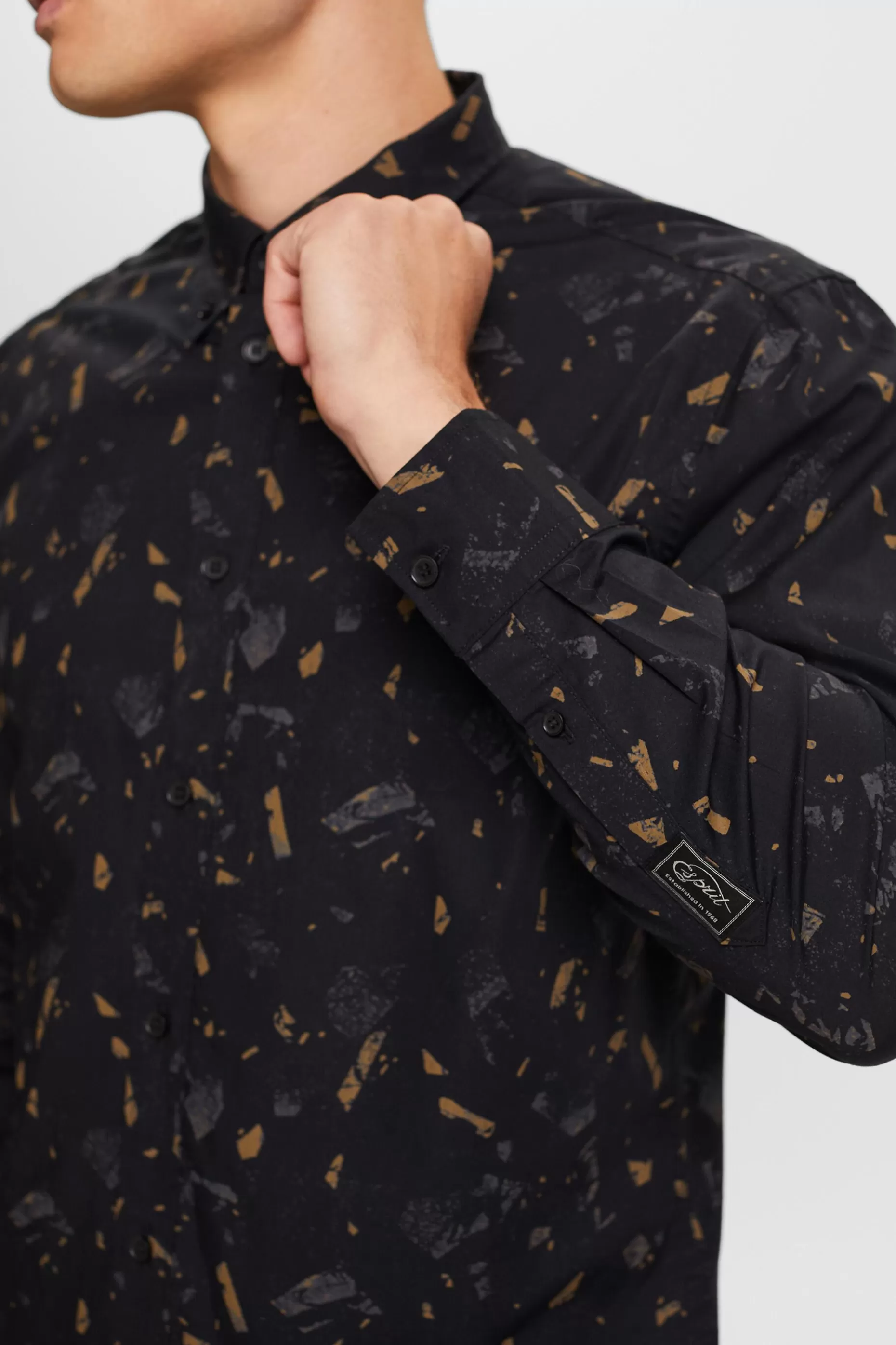 ESPRIT Patterned Cotton Shirt at our Online Shop * Sale Under $50
