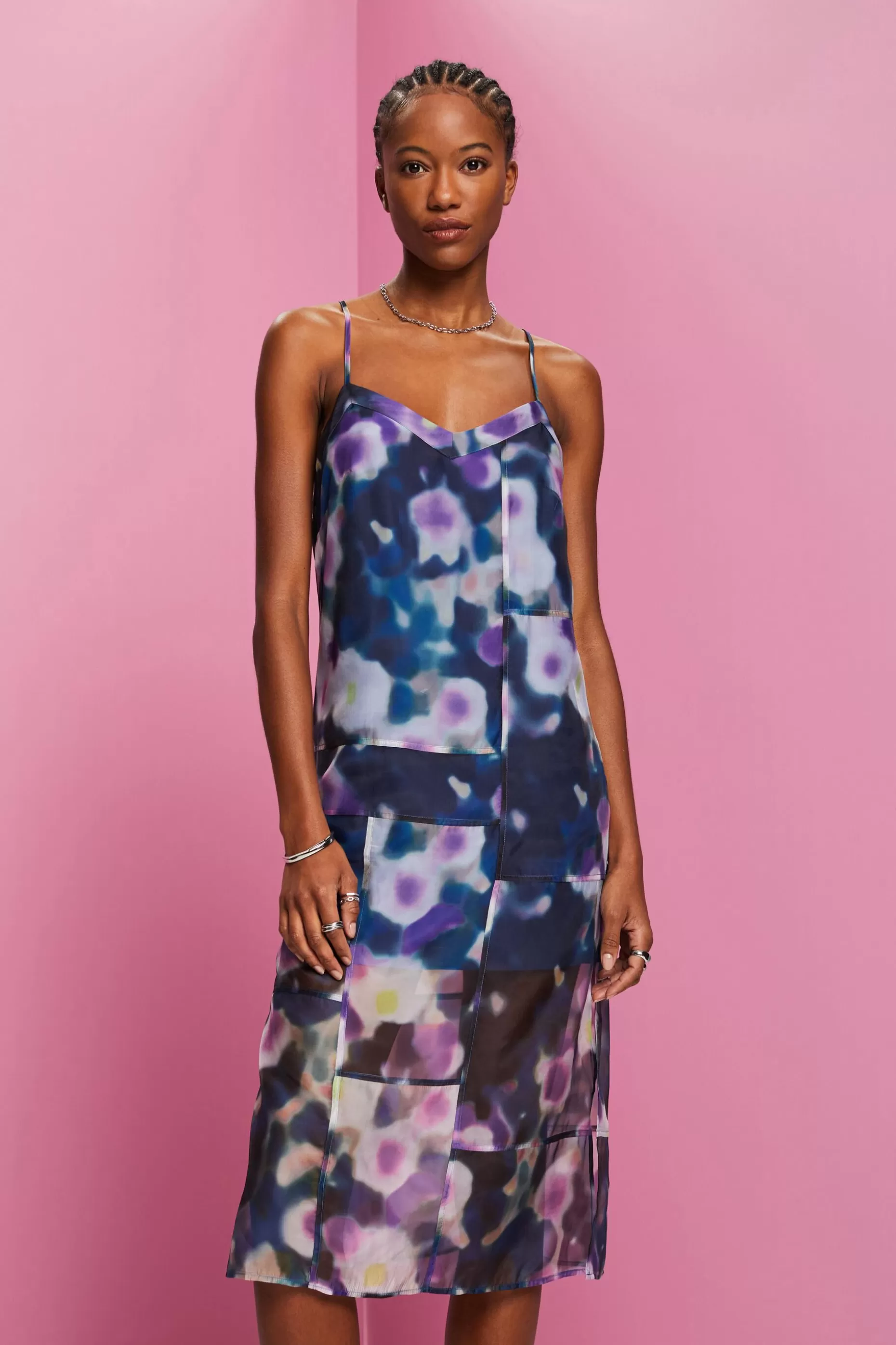 ESPRIT Patterned organza midi dress at our Online Shop * Sale Under $50
