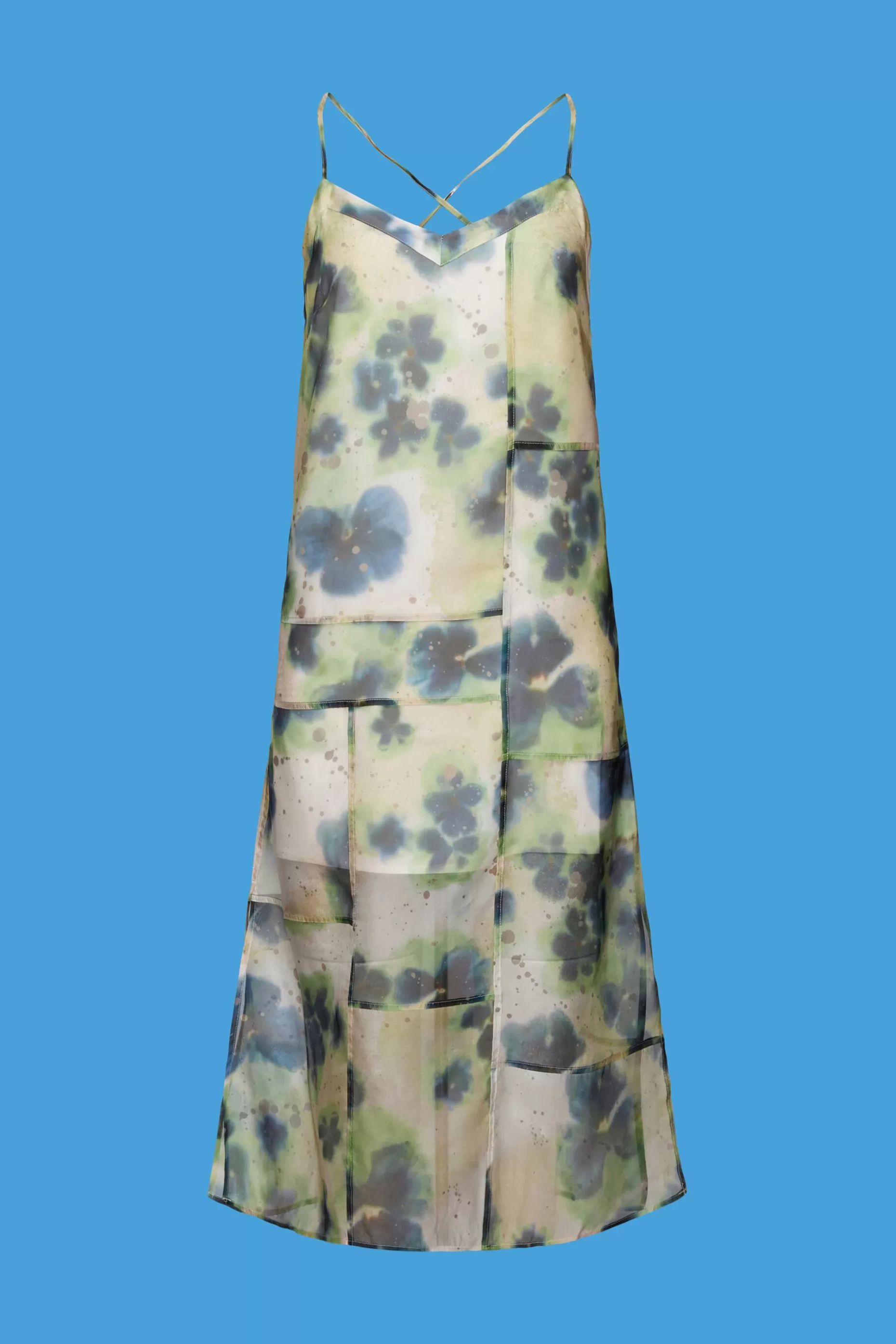 ESPRIT Patterned organza midi dress at our Online Shop *Women Dresses + Jumpsuits